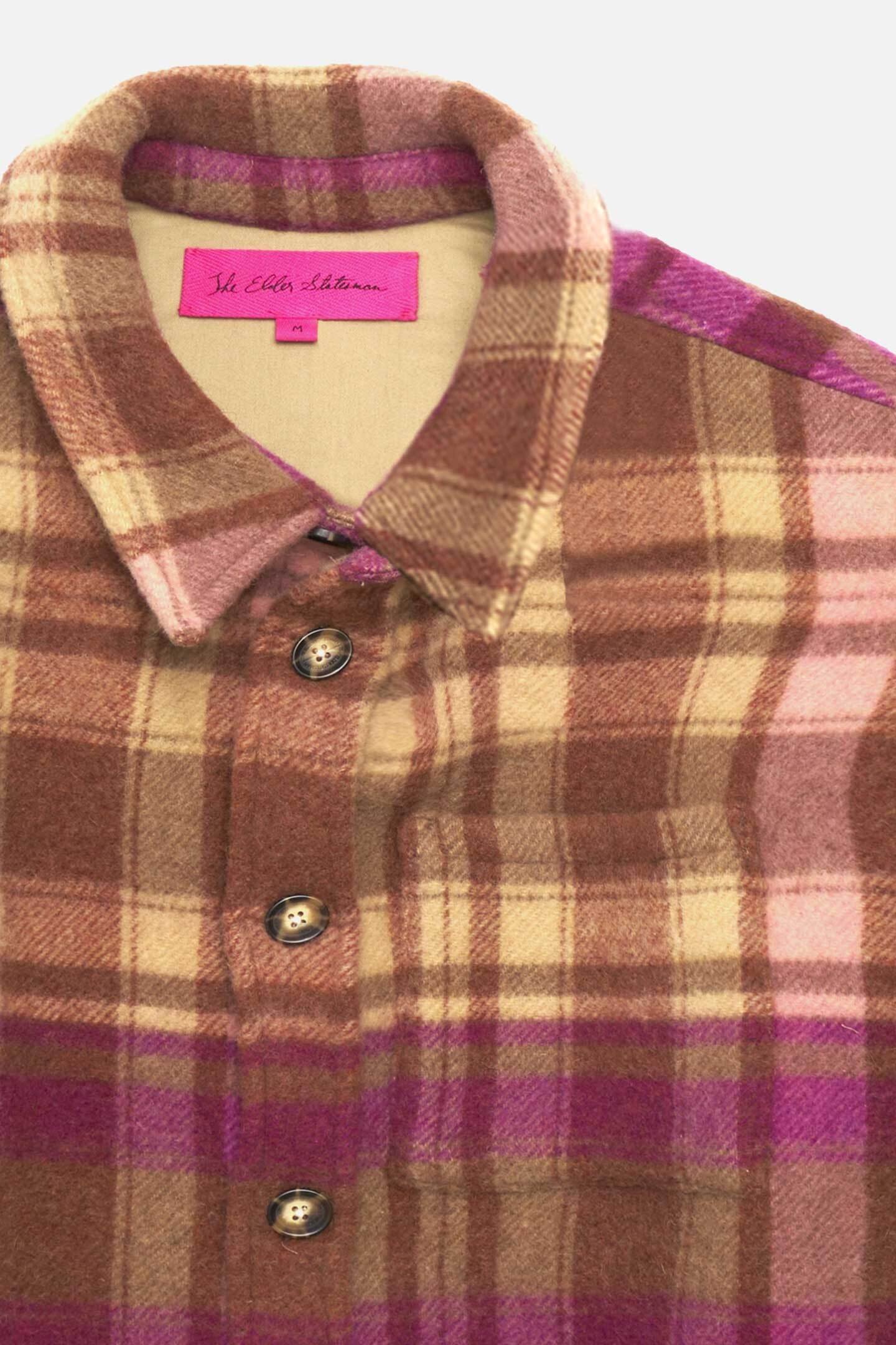 FELT CHECK OVERSHIRT - 2