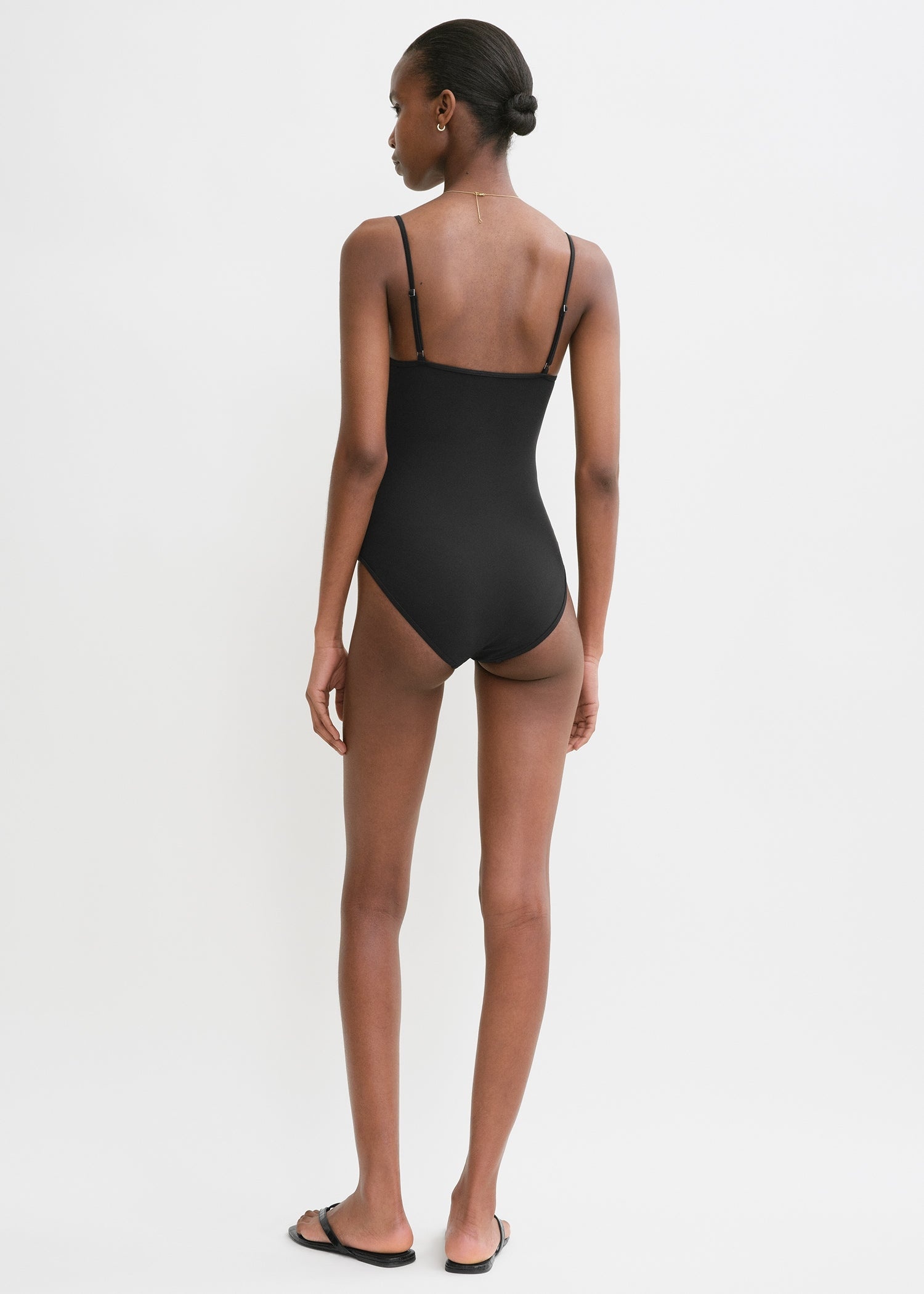 Half-cup swimsuit black - 4