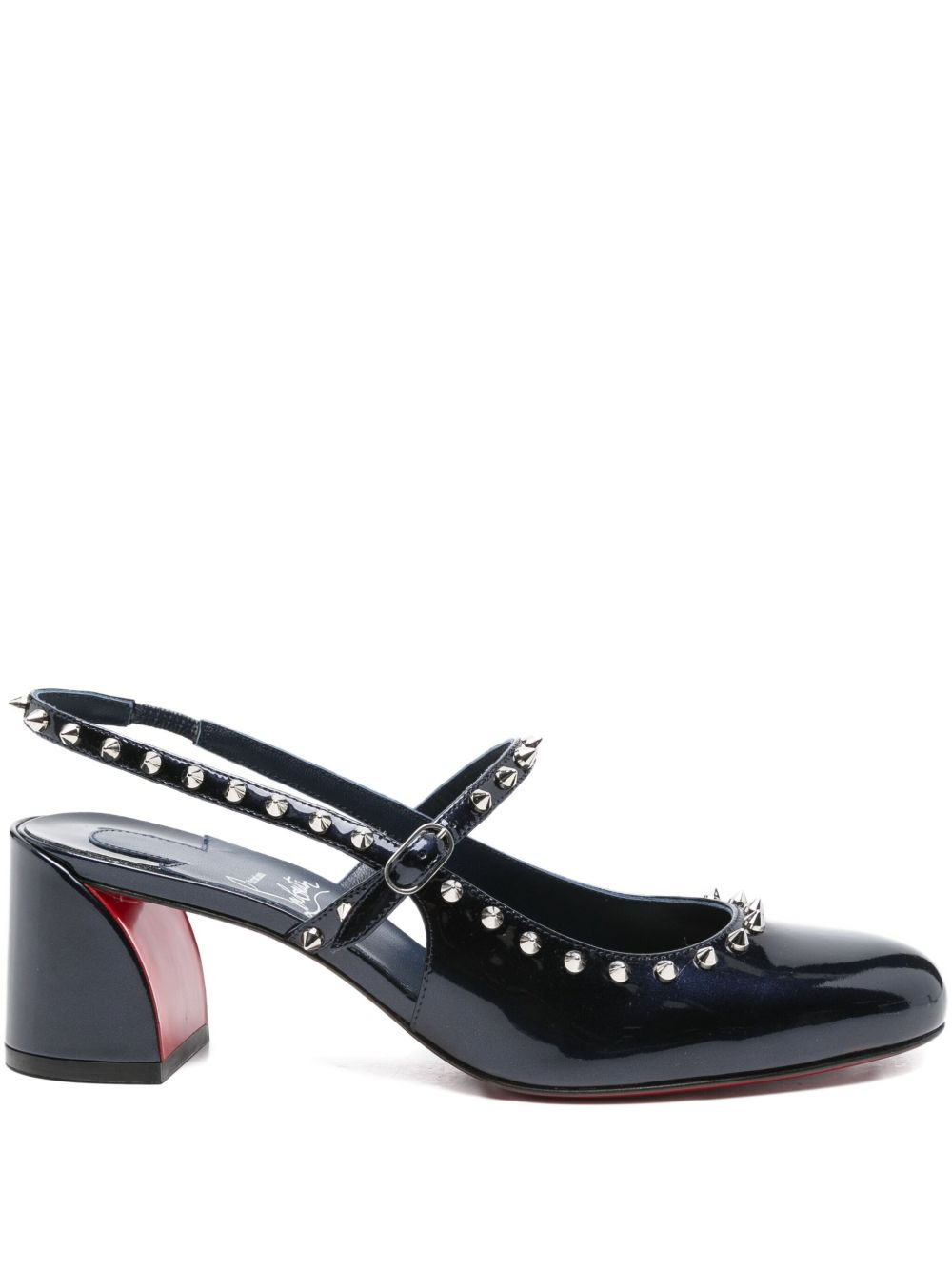Christian Louboutin With Heel Blue - 1