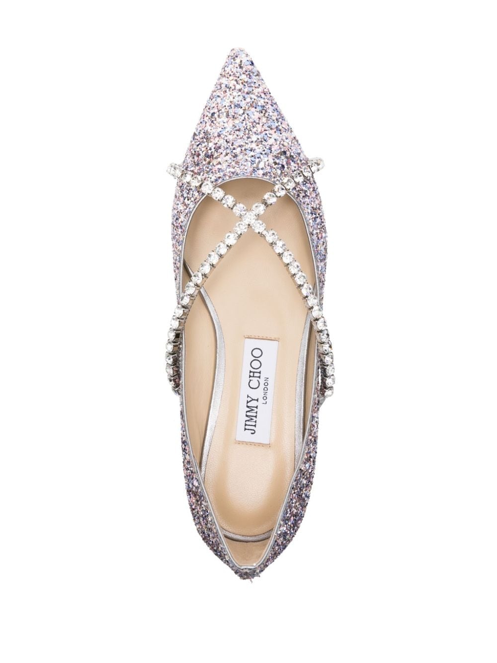 Genevi glittery ballerina shoes - 4