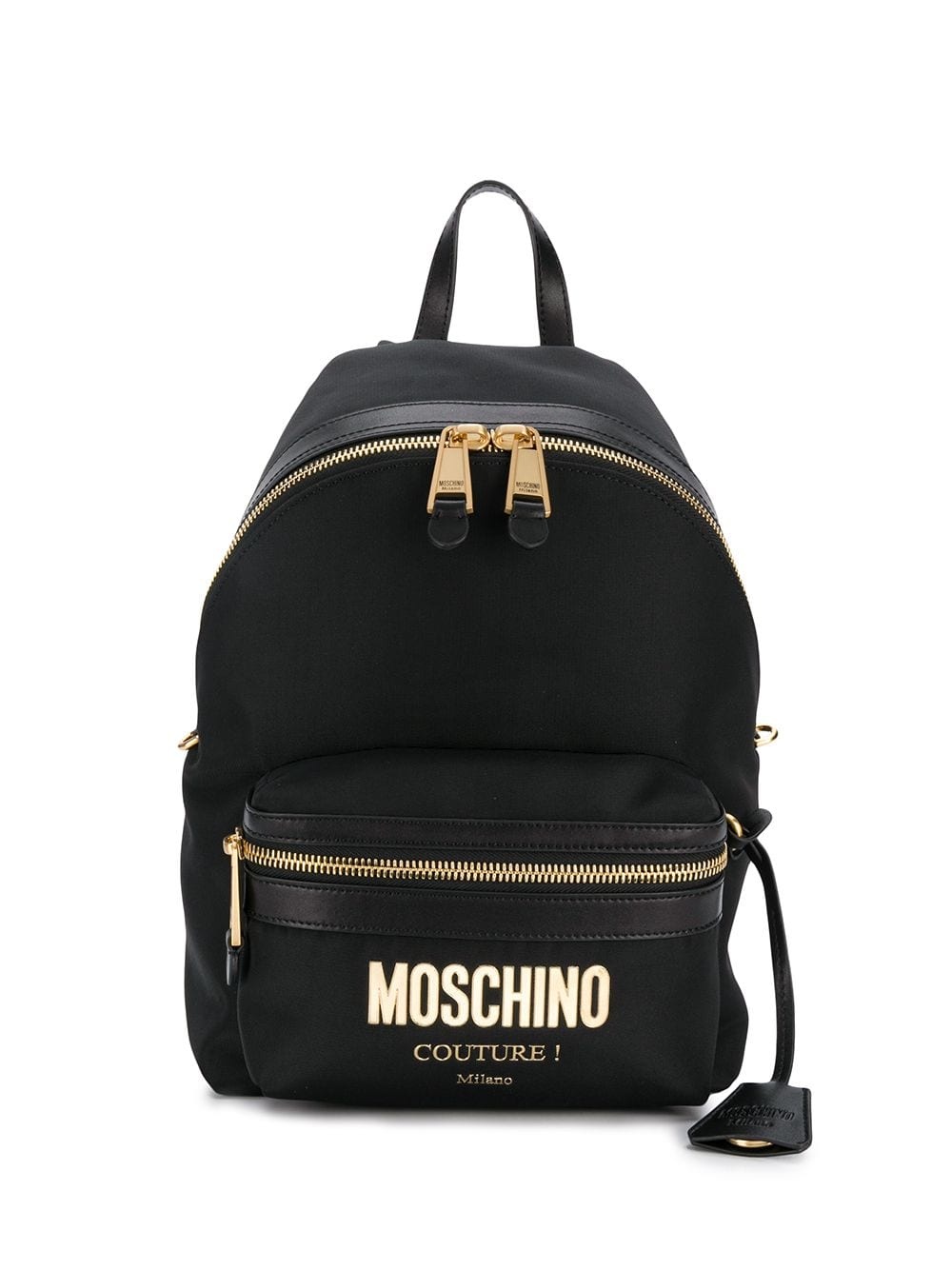 logo plaque backpack - 1