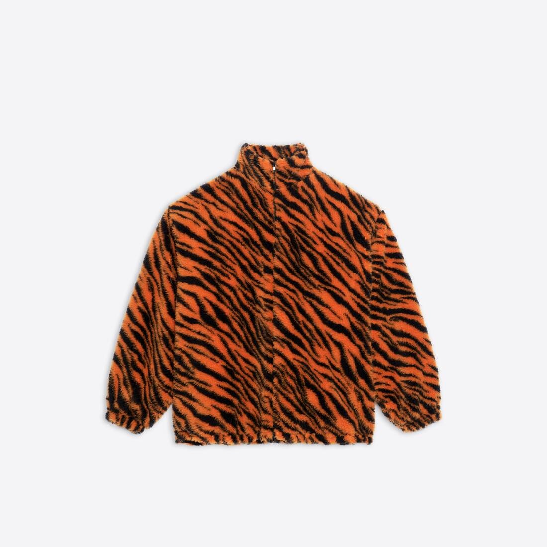 Men's Year Of The Tiger Zip-up Jacket in Orange - 1