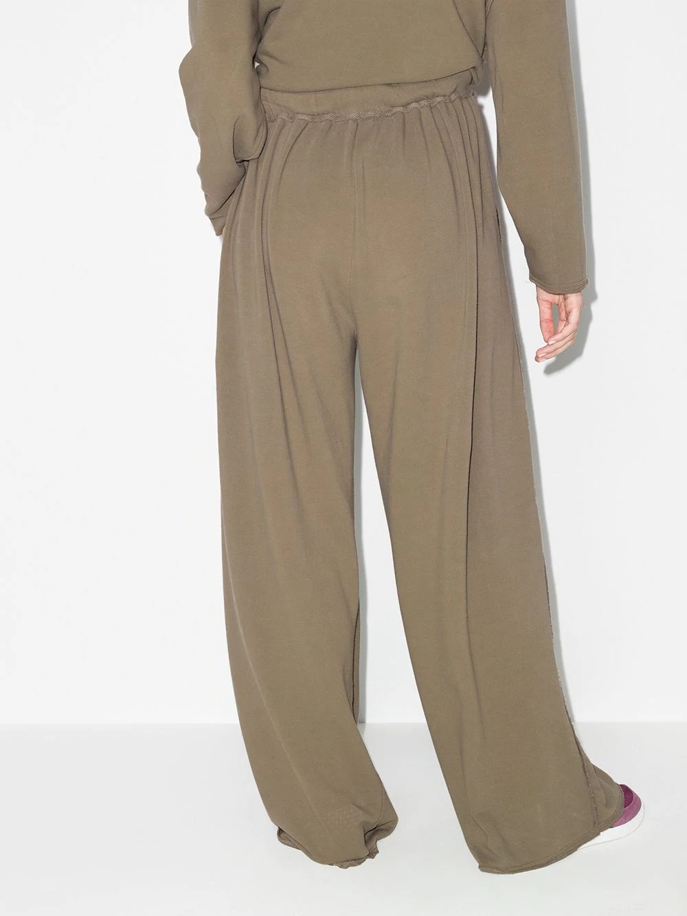 wide-leg drawstring track pants - 3