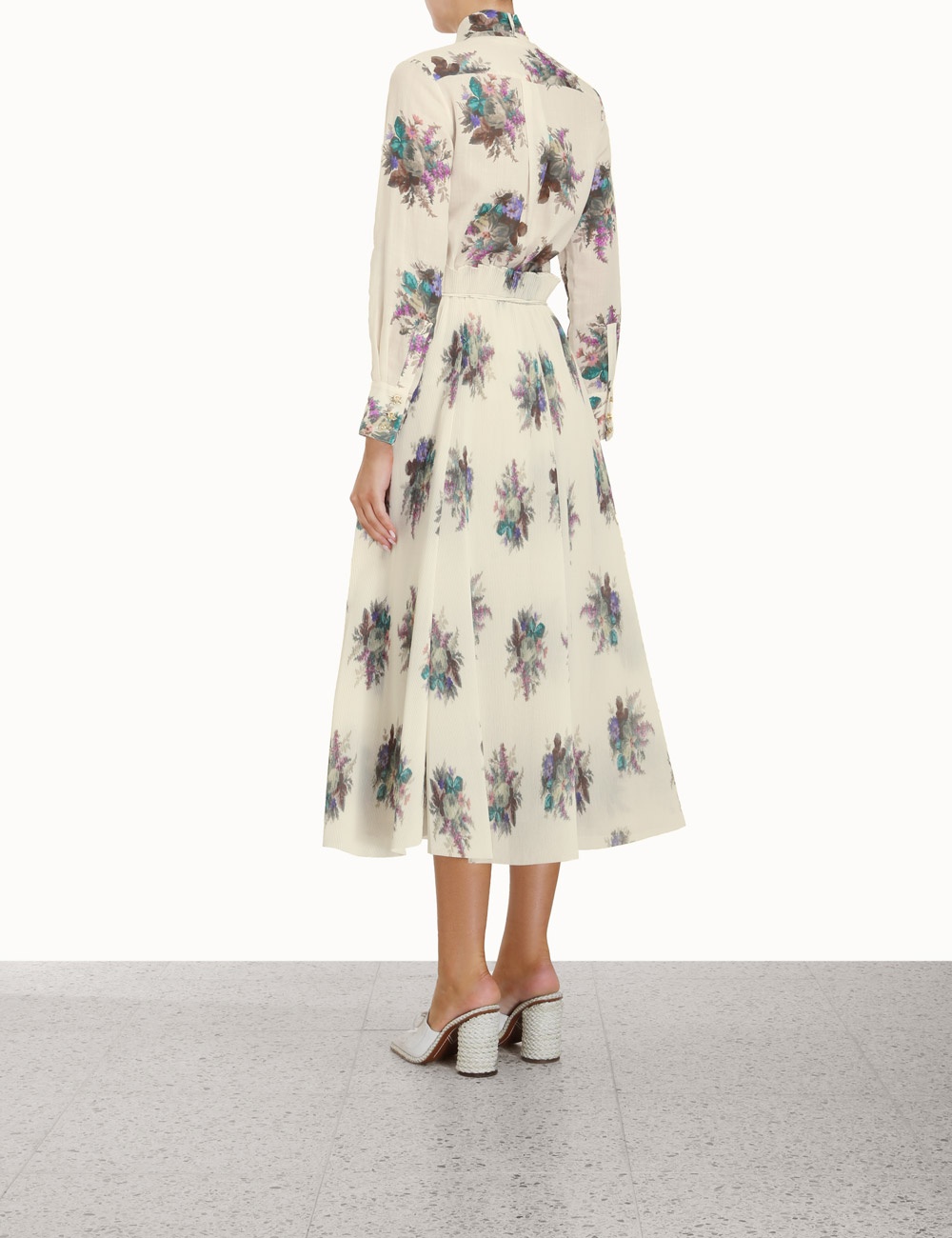PLEATED MIDI SKIRT - 4