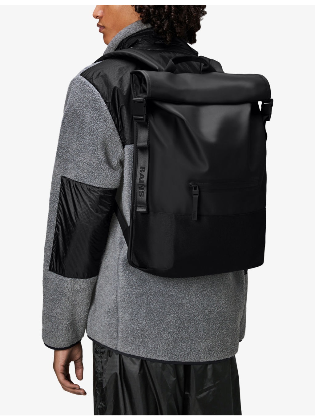 Trail roll-top shell backpack - 2