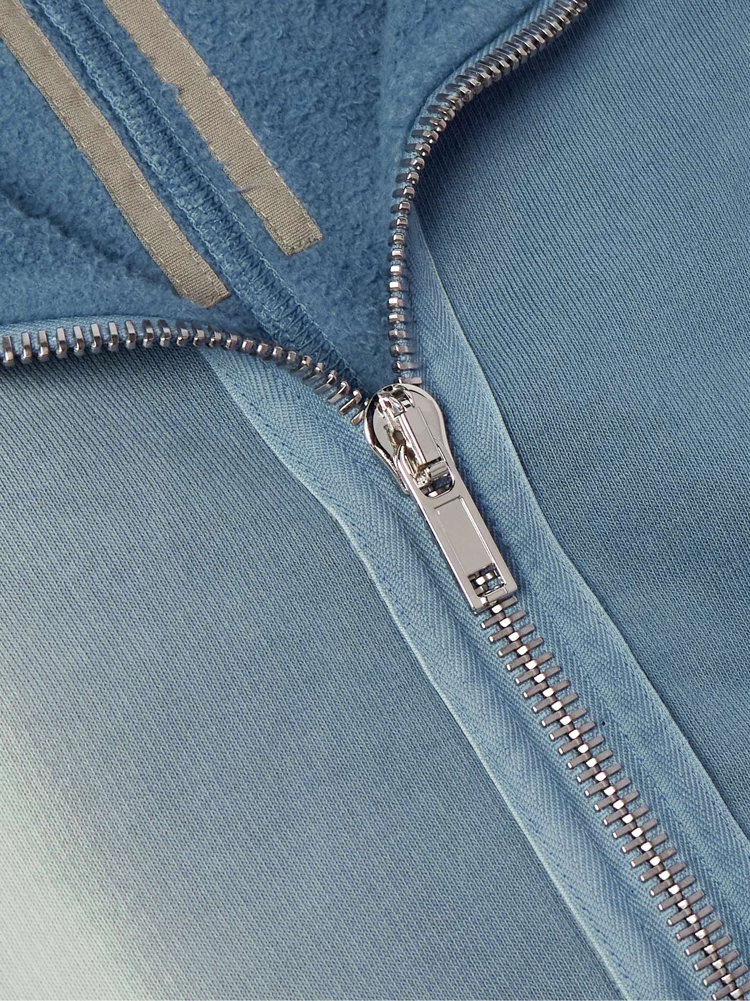 Dégradé Cotton-Jersey Zip-Up Hoodie - 5