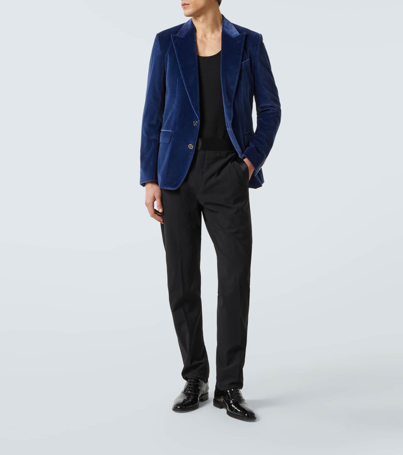 Dolce & Gabbana Cotton velvet blazer outlook