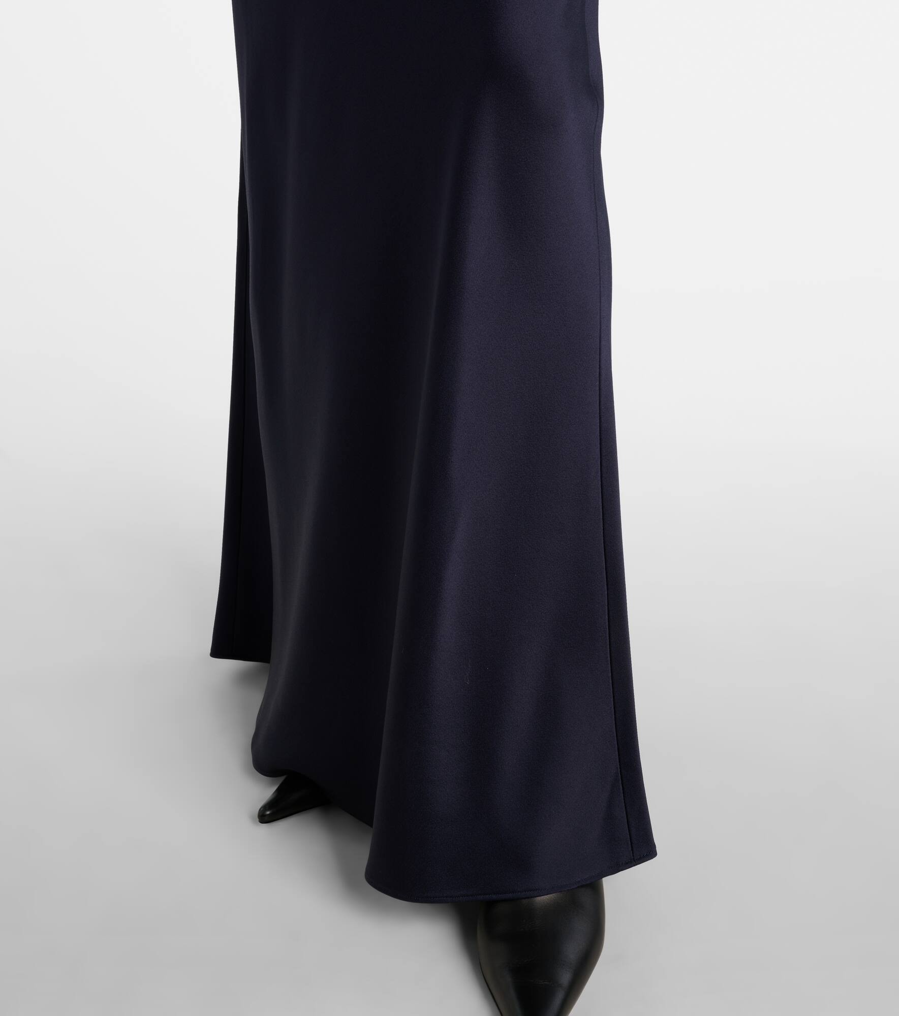 Caped draped gown - 6