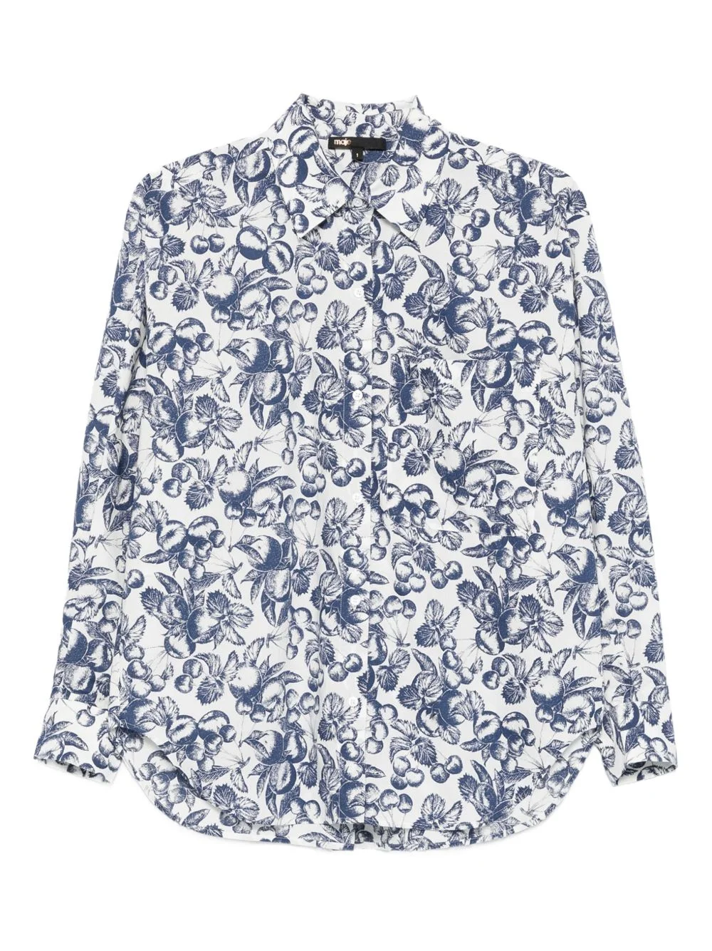 fruit-print button shirt - 1