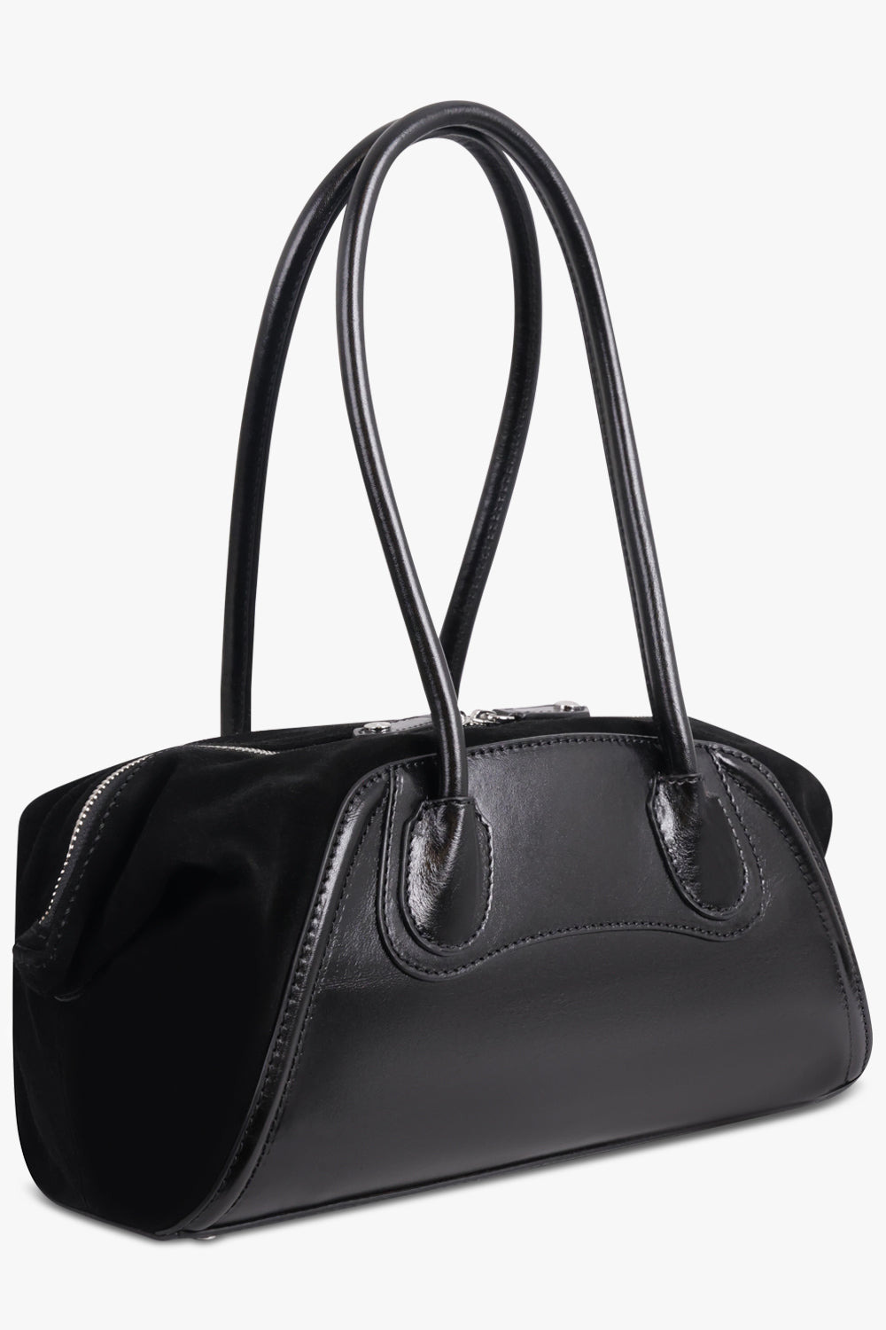 SHIRLEY SILHOUETTE ORB SMALL SHOULDER BAG | BLACK - 2