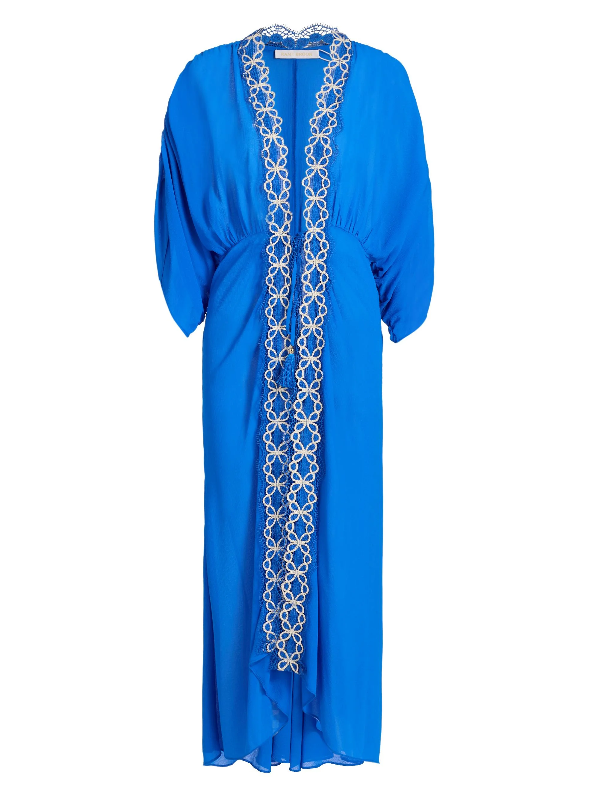 Women's Riley Embroidered Maxi Dress - Ocean - 1