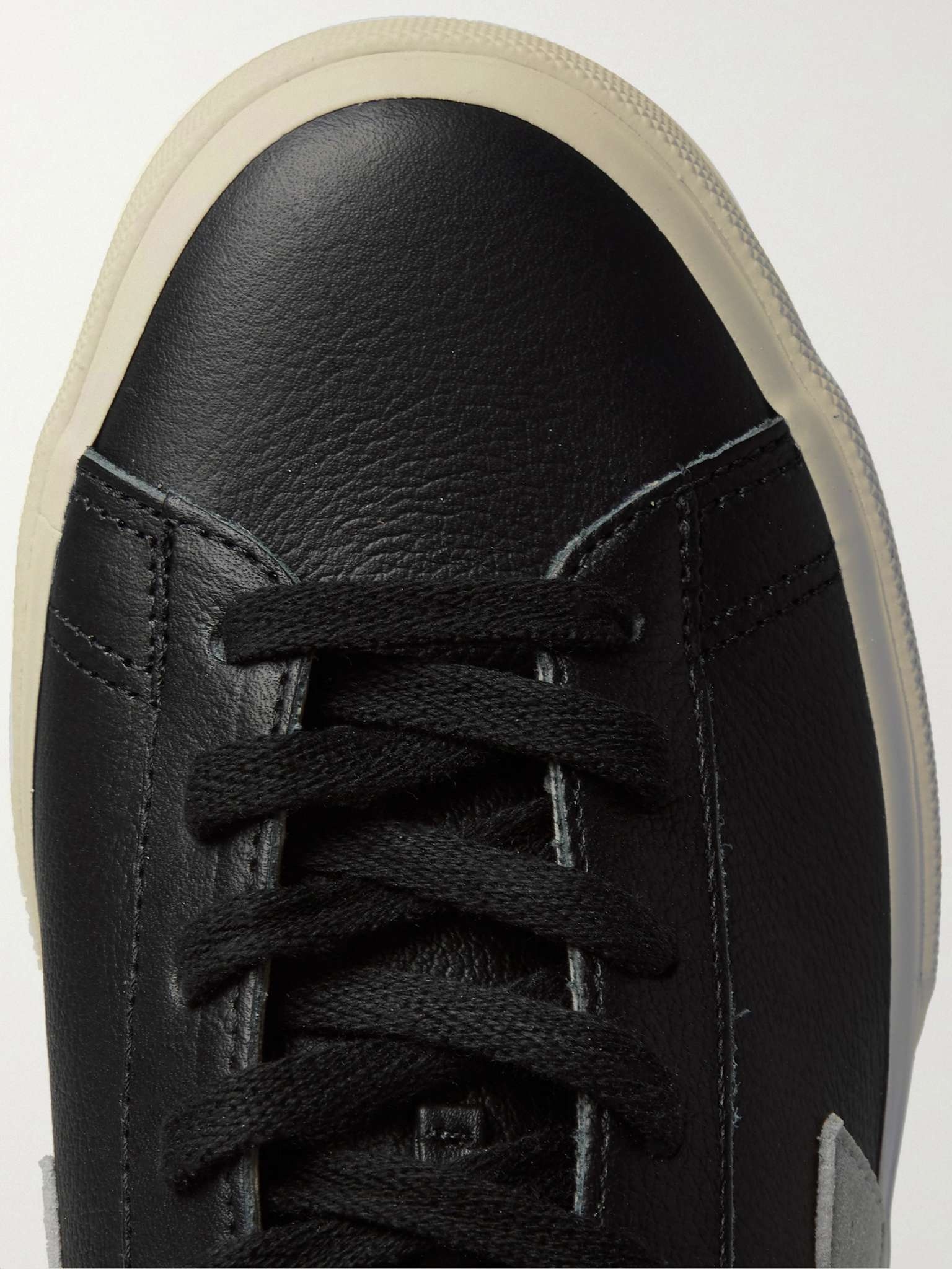 Campo Suede-Trimmed Leather Sneakers - 6