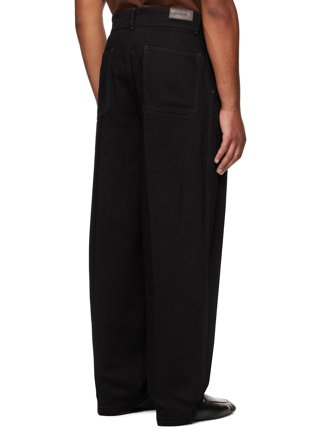 Black Maxi Barrel Workwear Jeans - 3