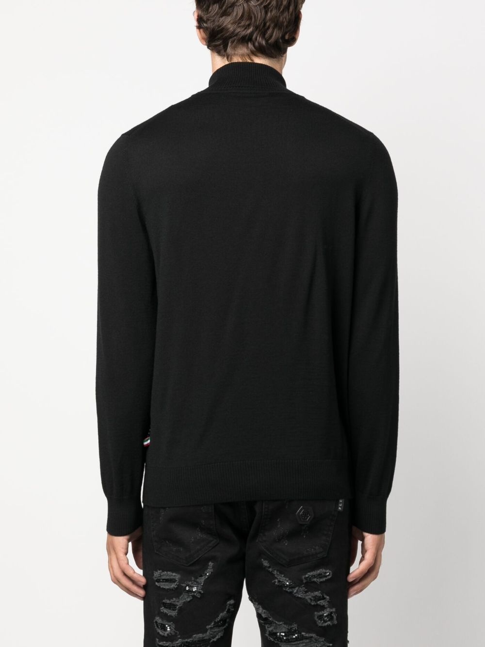 roll-neck merino wool jumper - 4