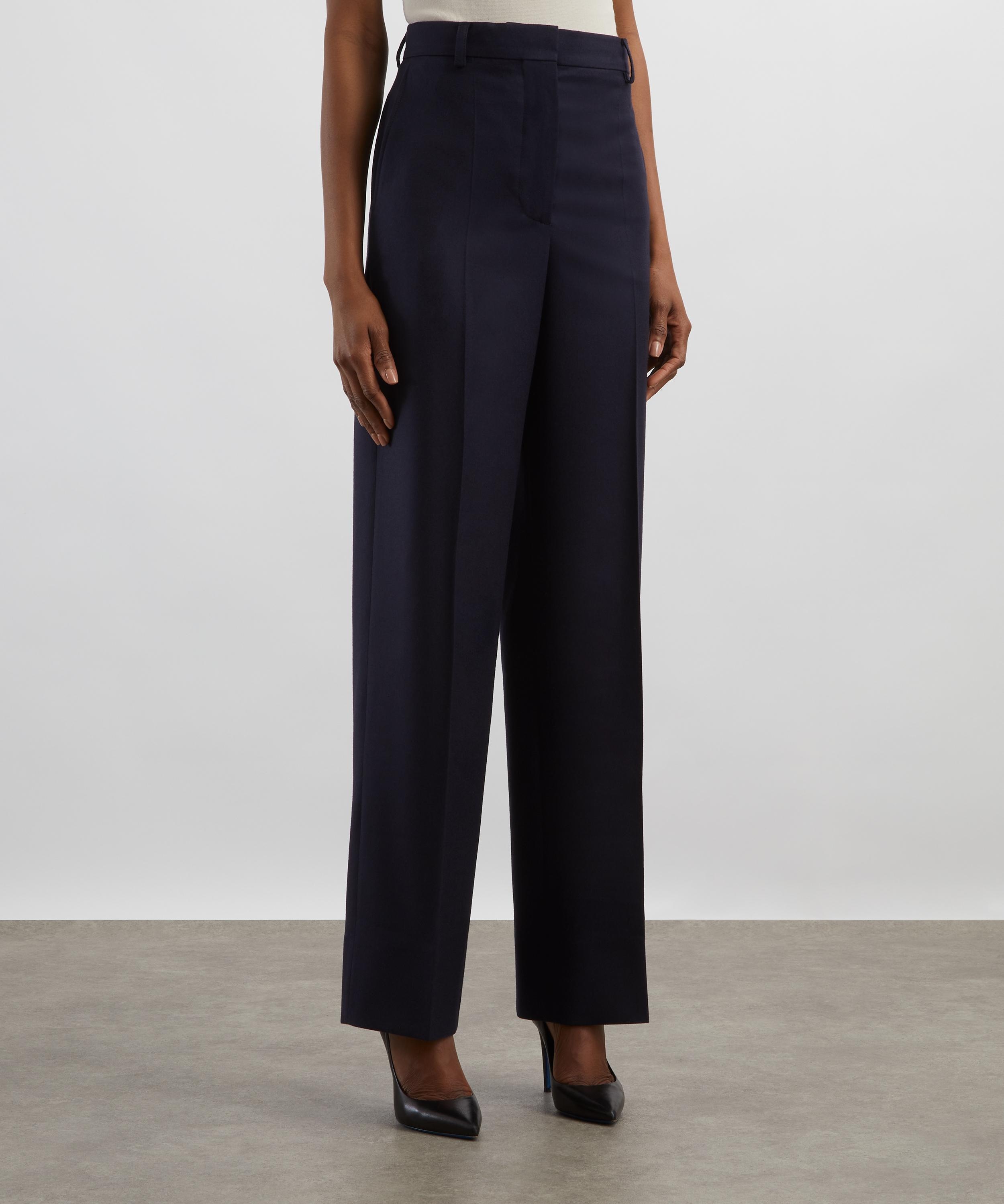 Flannel Loose Trousers - 3
