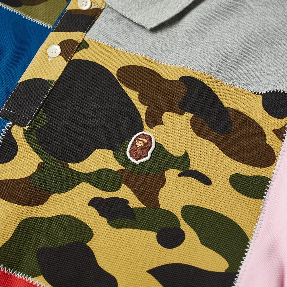 A Bathing Ape Patchwork Polo - 2