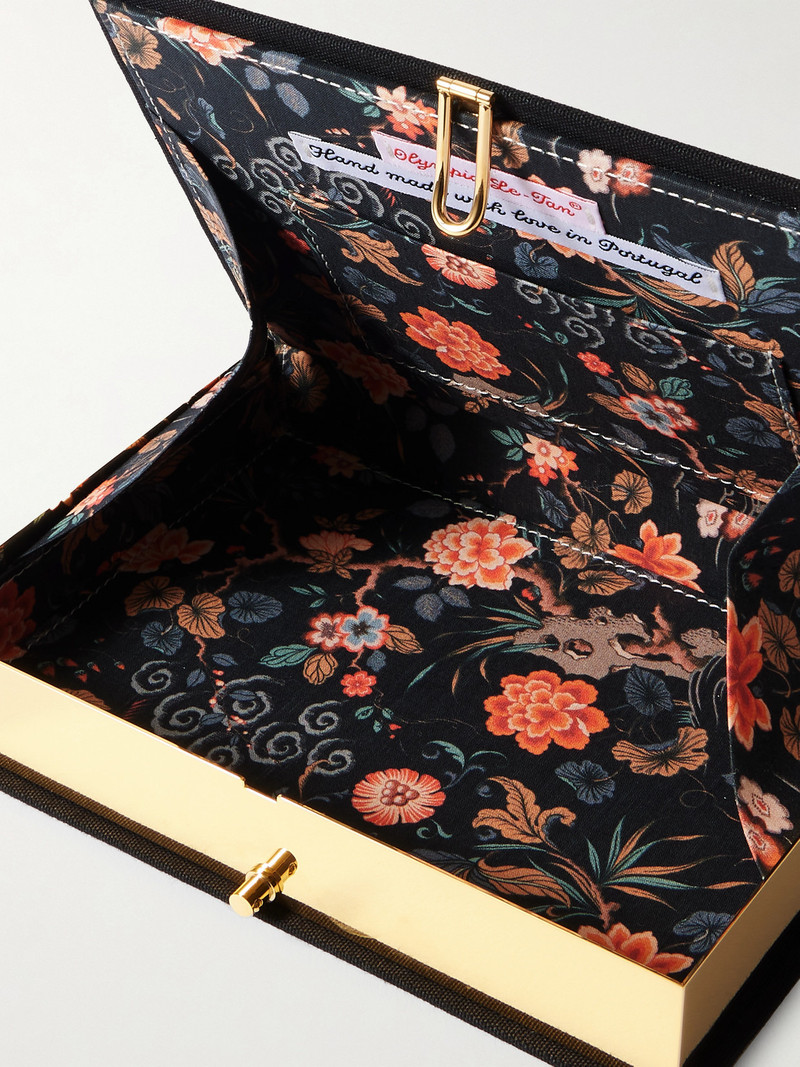 The Hunchback Of Notre-dame Embroidered Appliquéd Canvas Clutch 5
