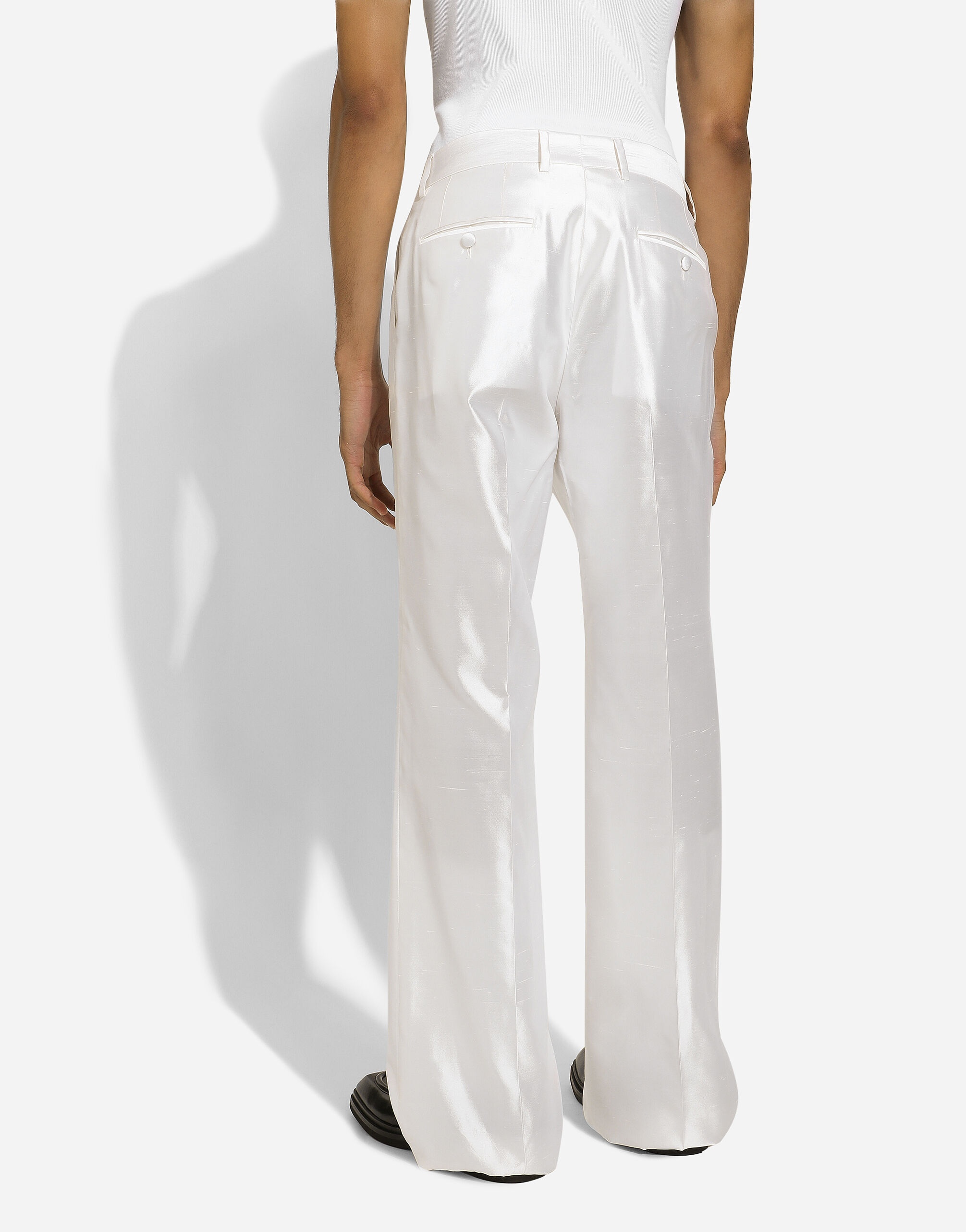 Silk shantung pants - 4