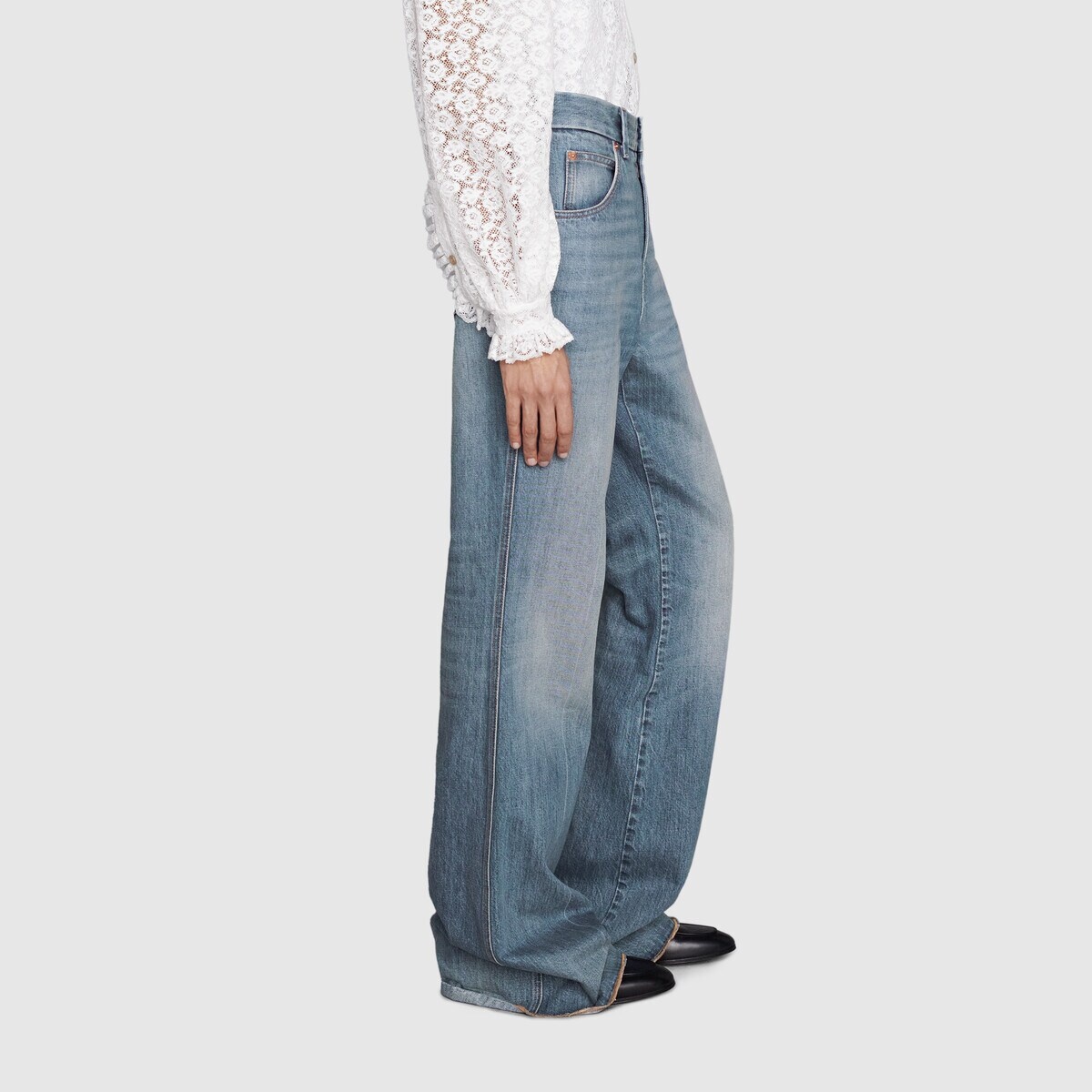 Eco washed organic denim pant - 4