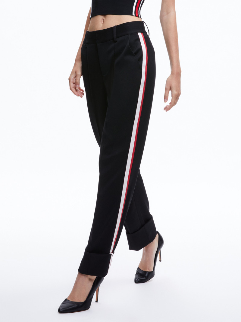 MING CUFFED PANT WITH SIDE STRIPE 1