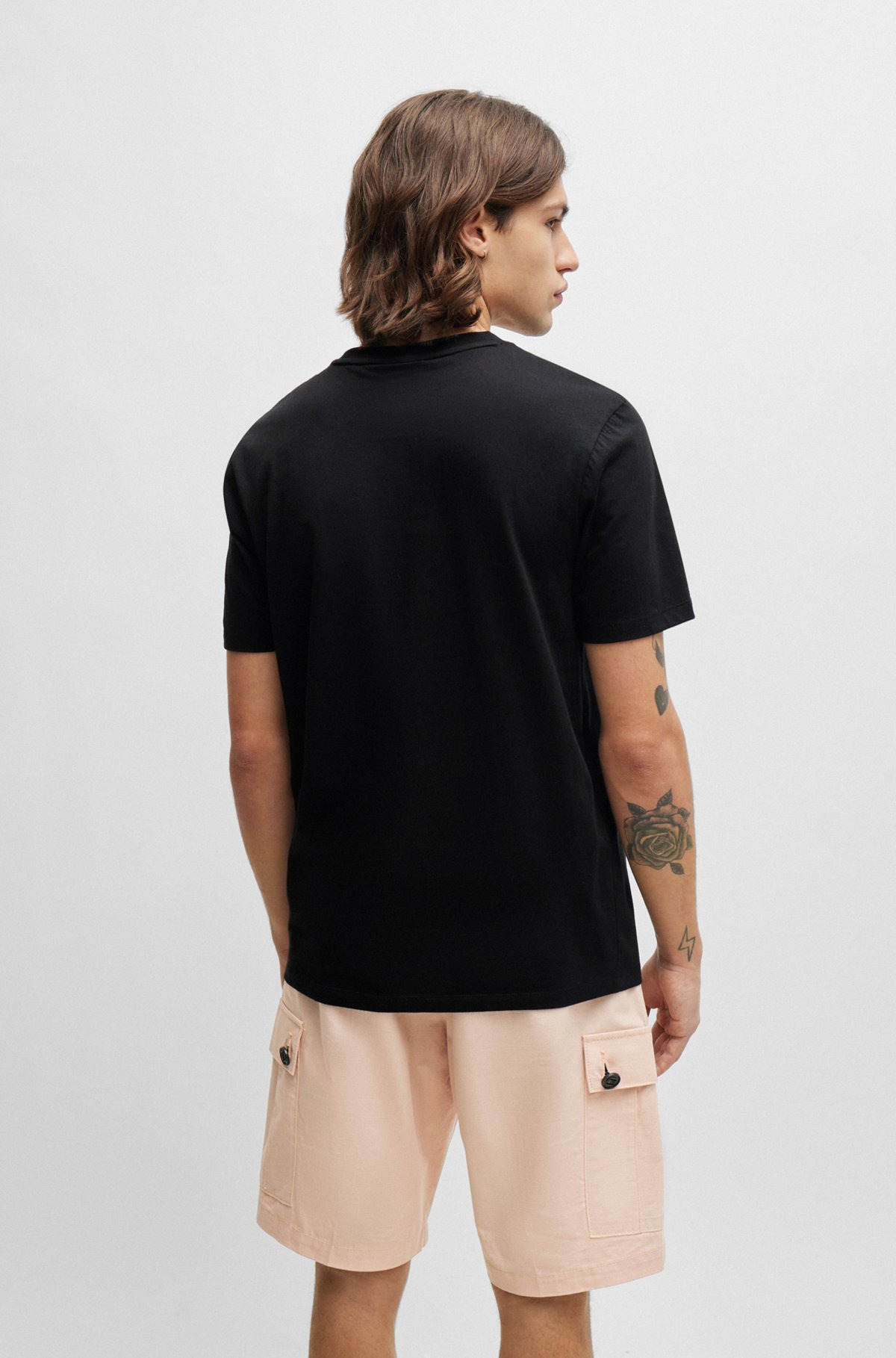REGULAR-FIT T-SHIRT IN COTTON JERSEY WITH LOGO ARTWORK - 5