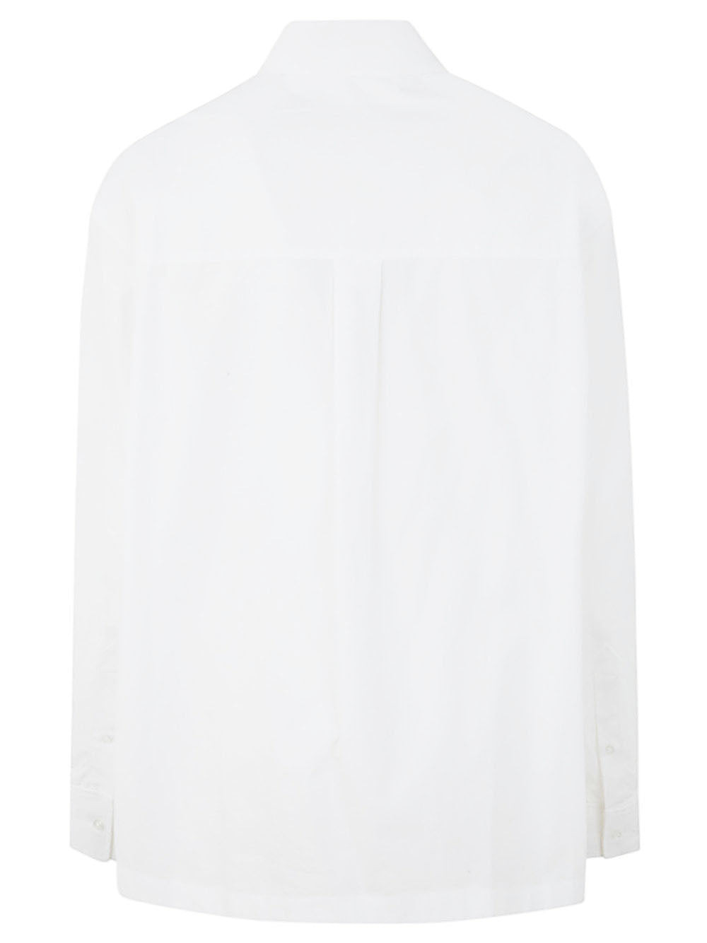 Alexander Wang Women Button Up Long Sleeve Shirt With Logo Apple Patch - 2