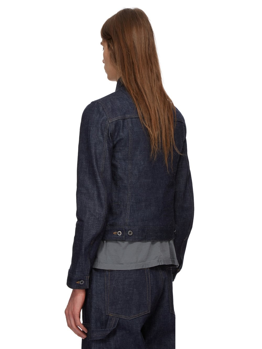 Rick Owens DRKSHDW ジャケット Rick Owens DRKSHDW カットアウト クロップドジャケット