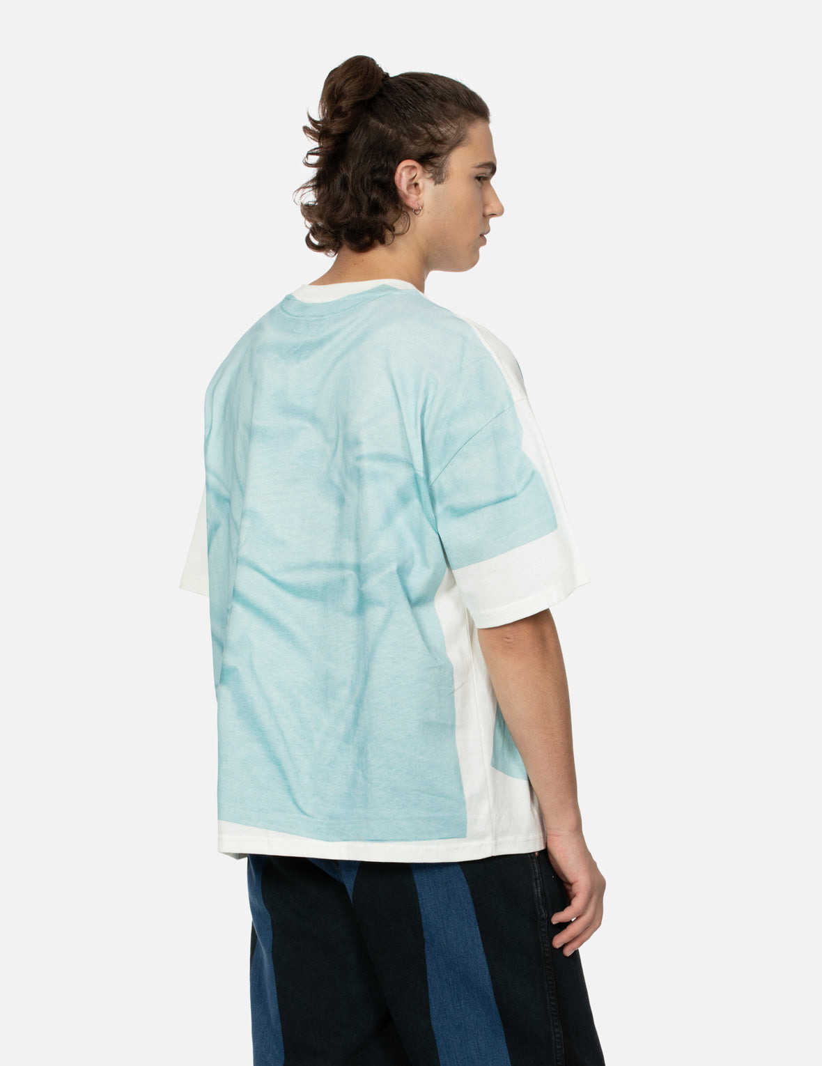 2-IN-1 LOGO AND SEAGULL PRINT LOOSE FIT T-SHIRT - 8