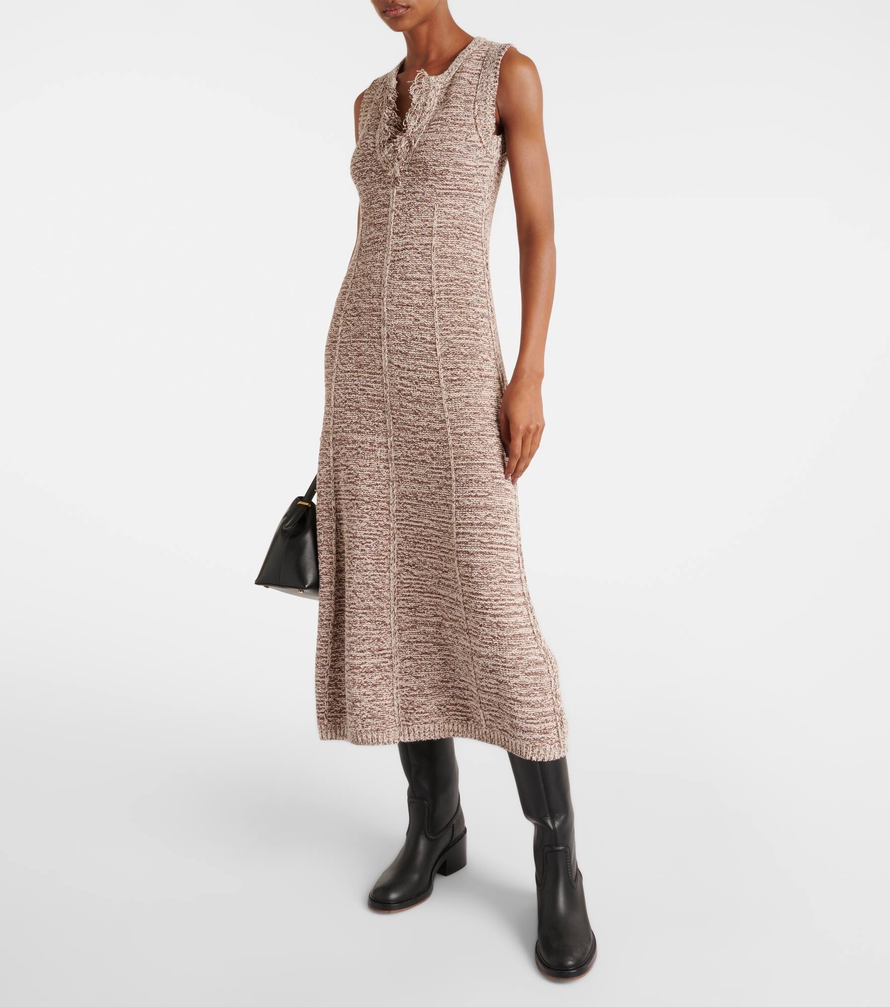 Autumn Sparkle knitted midi dress - 6