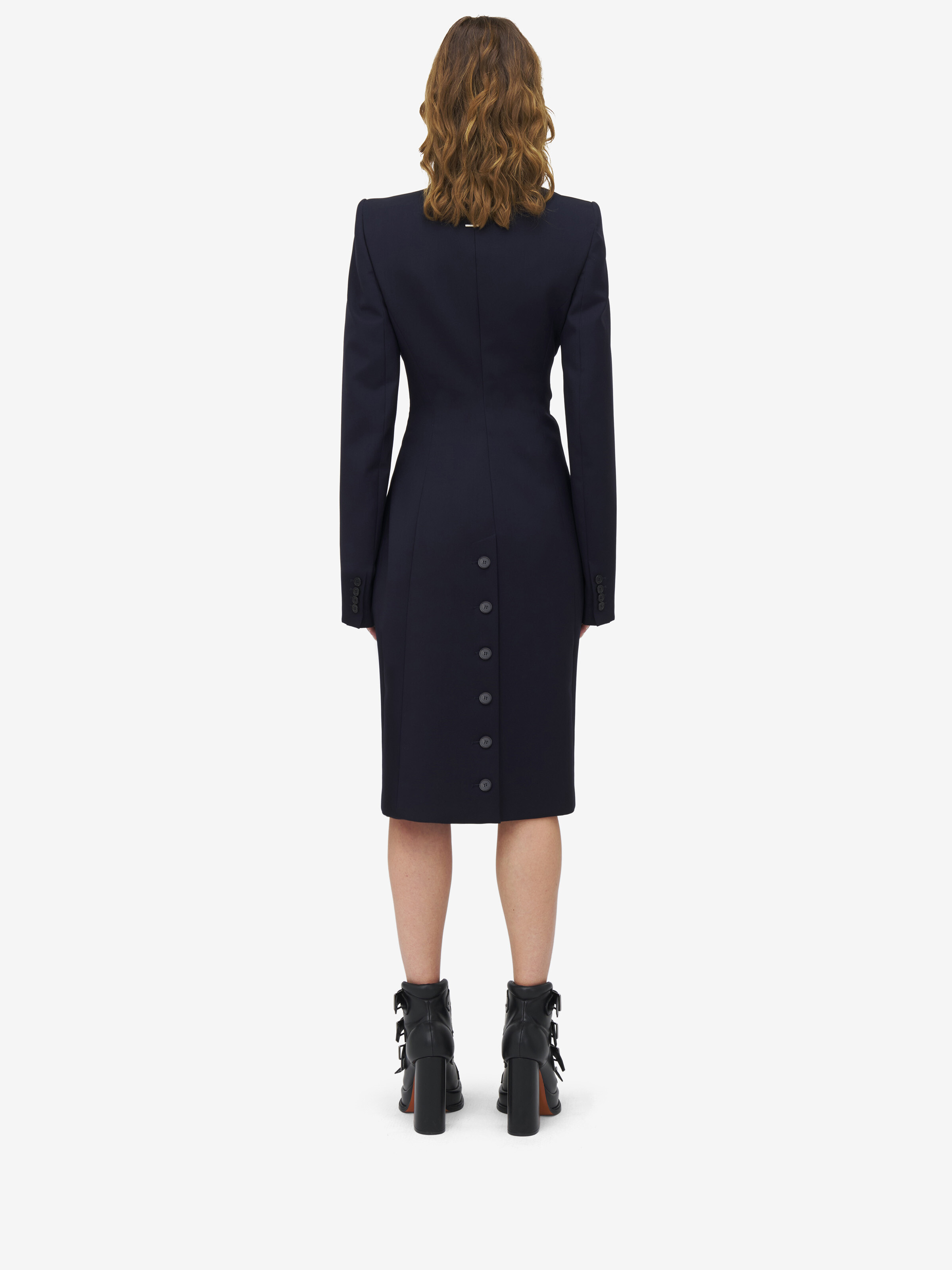 Twisted Lapel Coat - 4