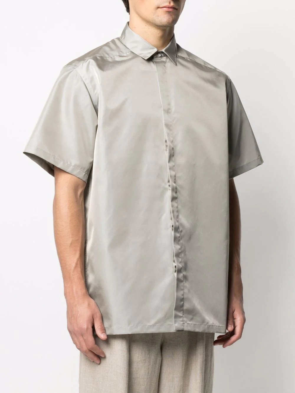 button-up short-sleeved shirt - 3