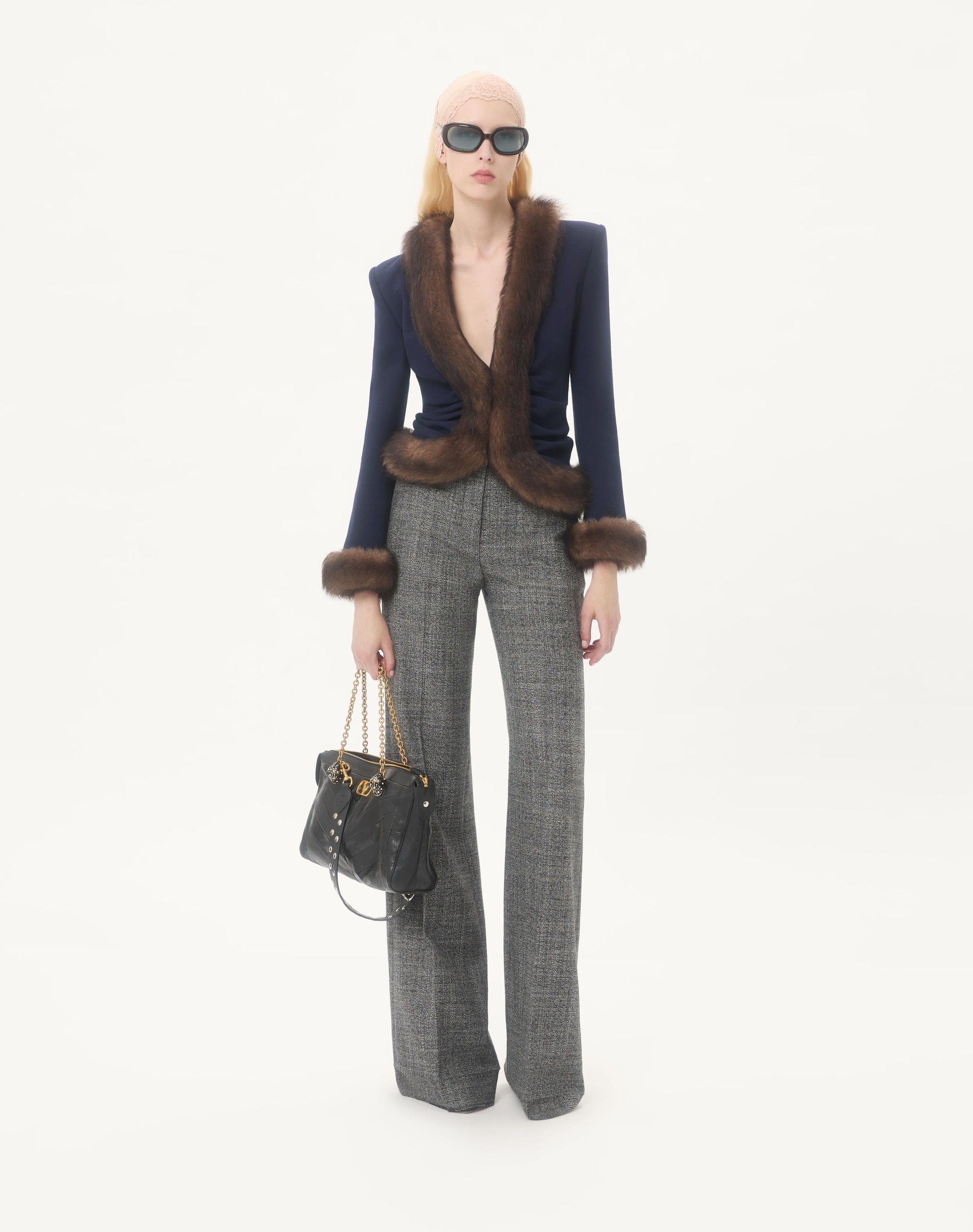 WOOL CREPE JACKET - 2