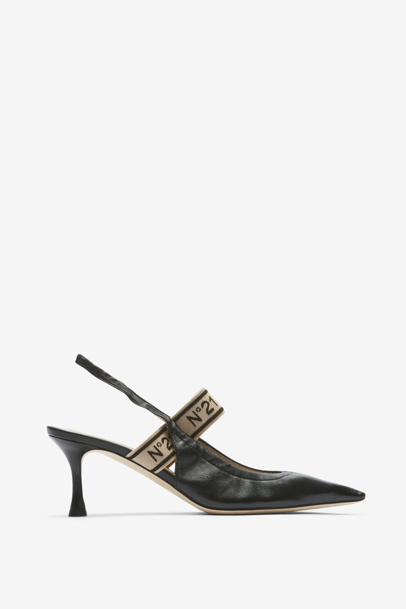 LEATHER SLINGBACK PUMPS 1