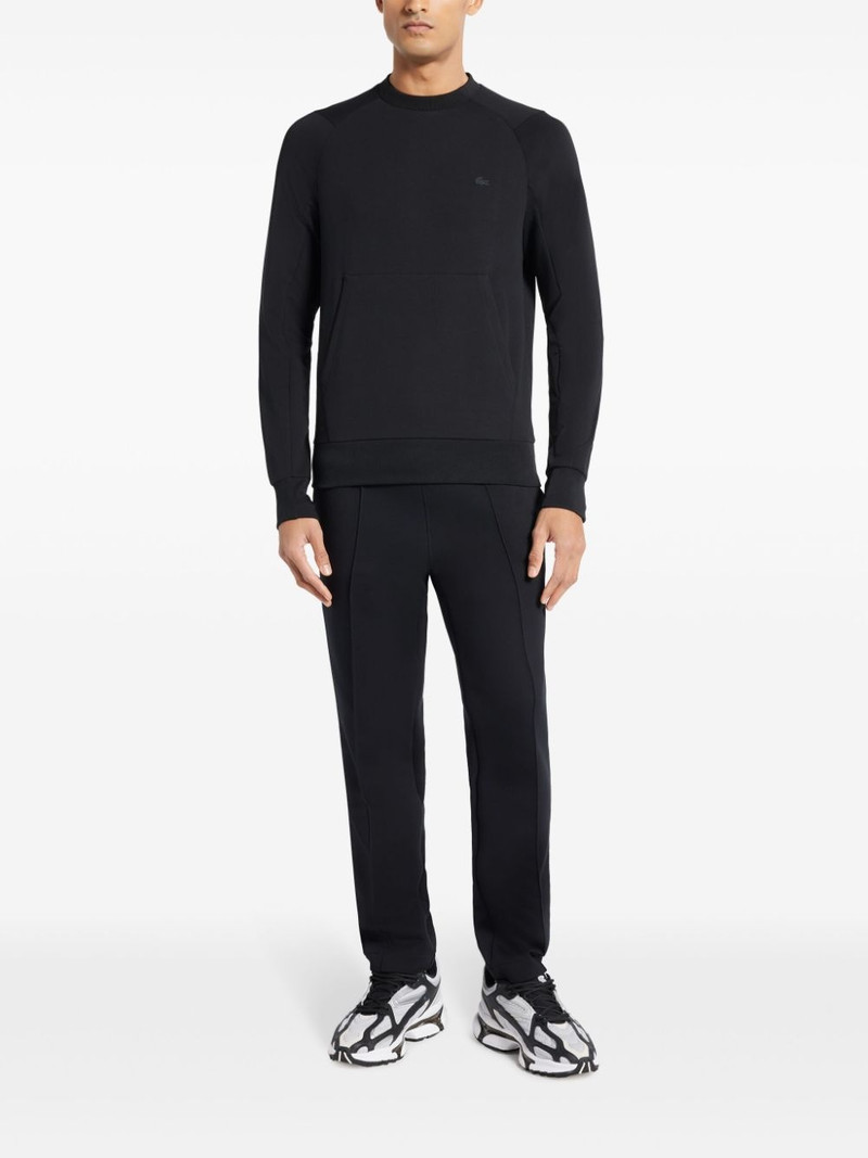 LACOSTE pouch-pocket fleece sweatshirt outlook