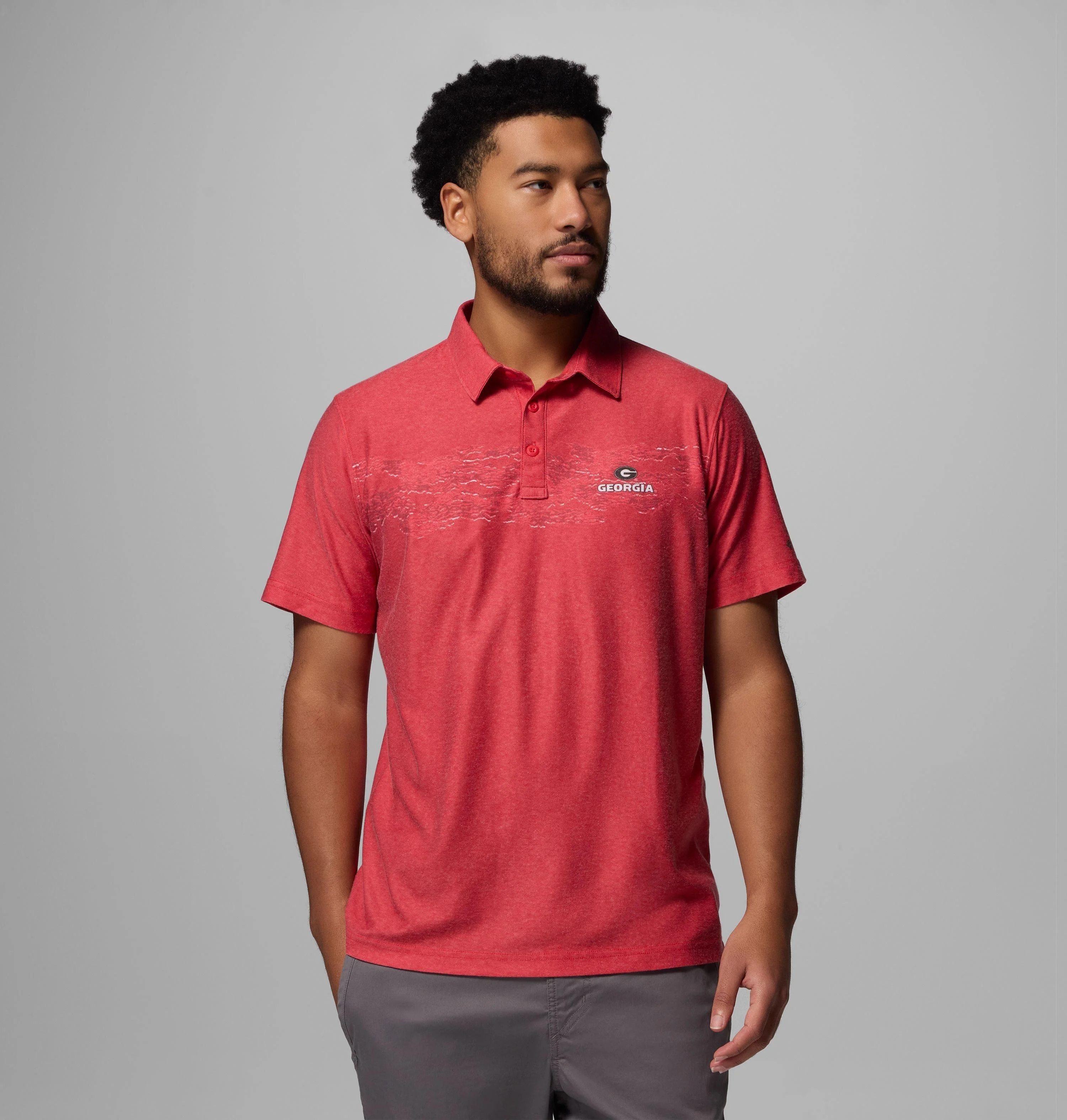 Men's Collegiate Thistletown Hills Printed Polo - Georgia - 1