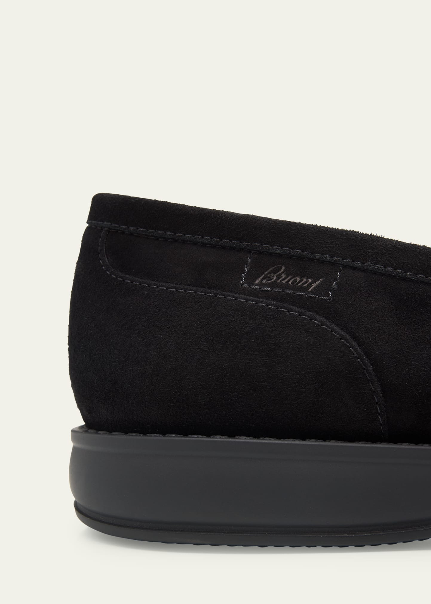 Men's Journey Suede Rubber-Sole Penny Loafers - 7