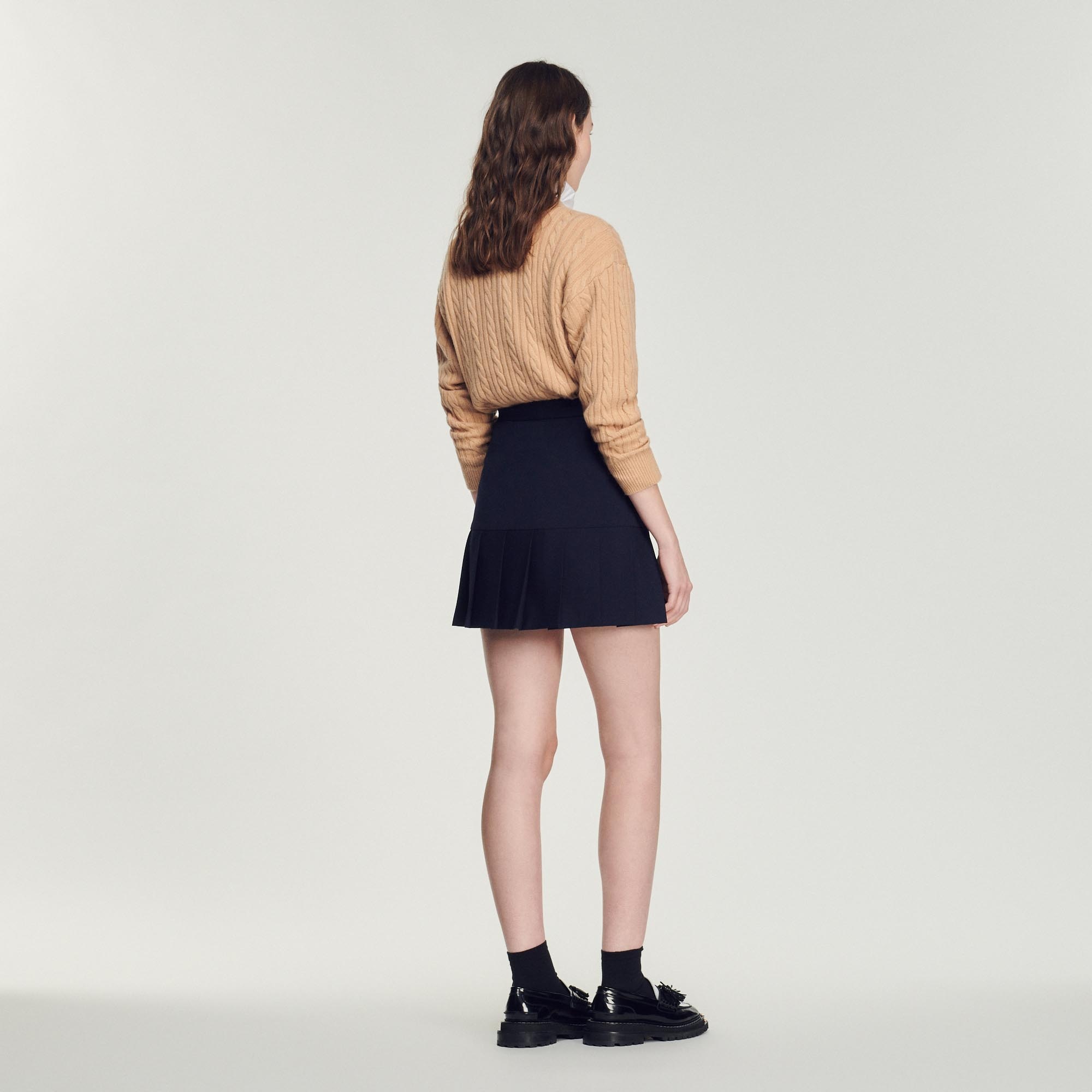 Short pleated skirt - 6