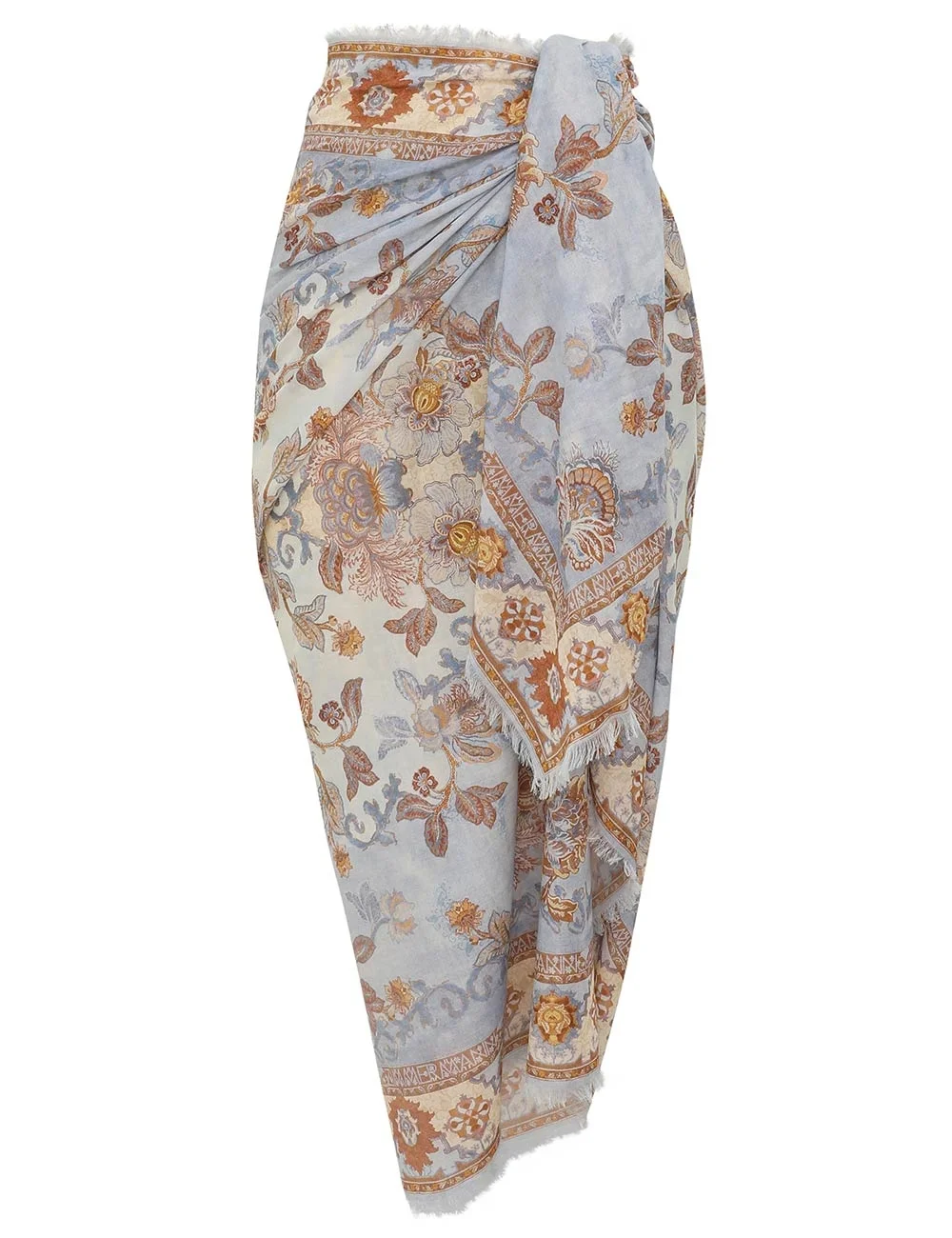 PRINTED COTTON PAREO - 1