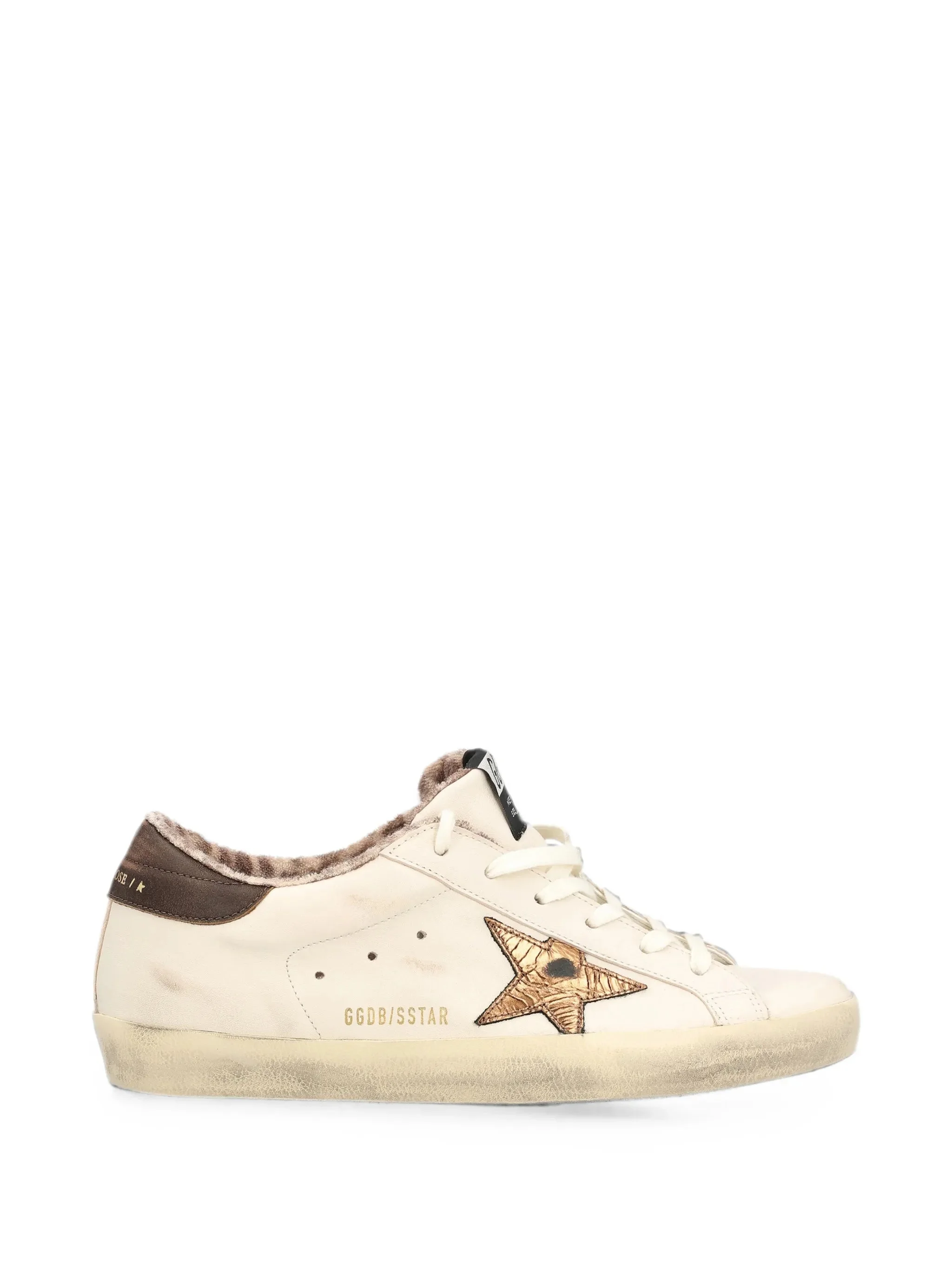 Golden Goose Super-Star Distressed Sneakers - 1