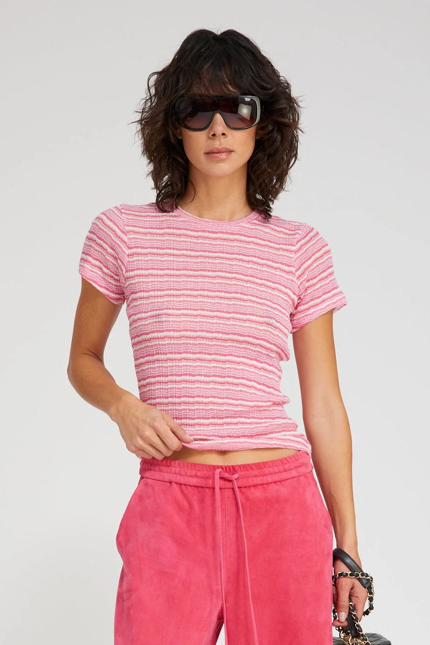POINTELLE BABY TEE - 1