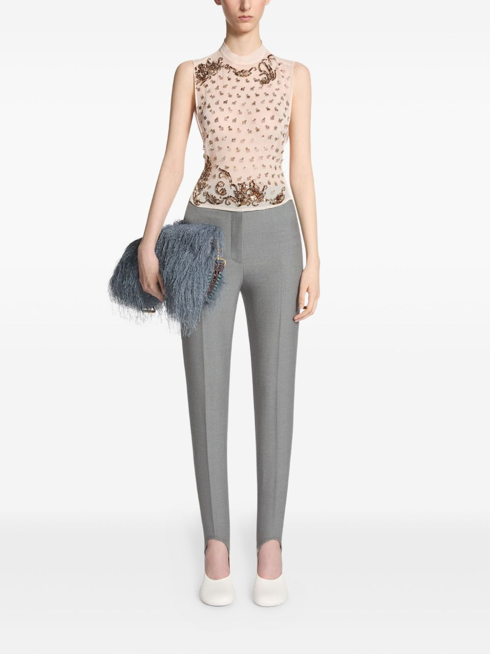 embellished-bib top - 2