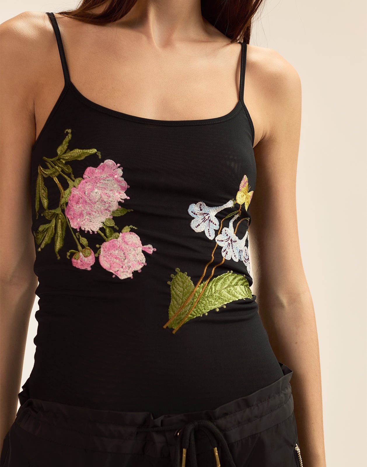 Wildflower Embroidered Tank Top - 5