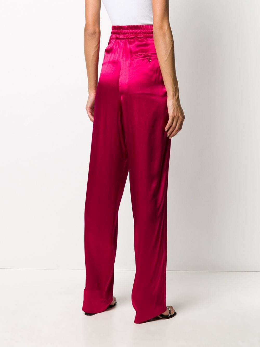 Dries Van Noten Woman`s pink & purple viscose pants - 5