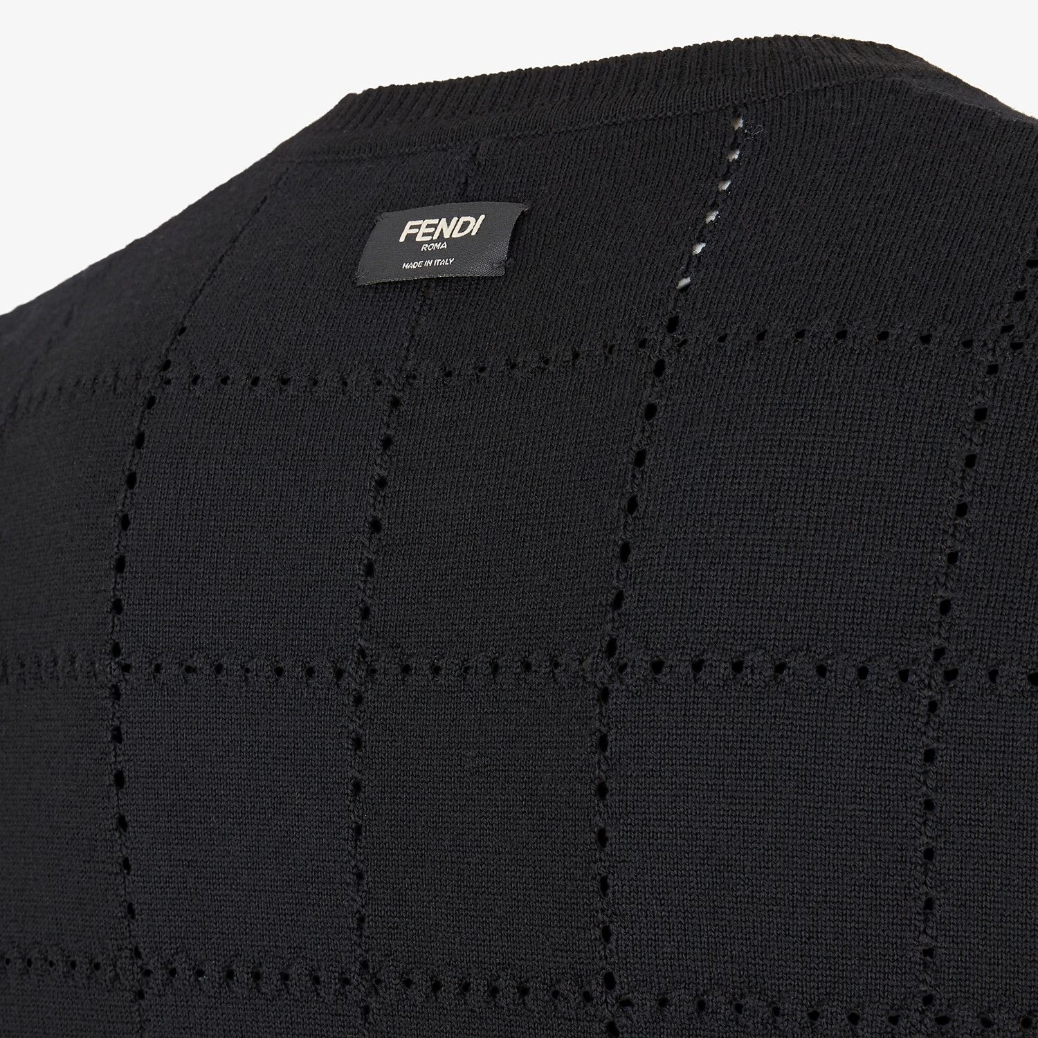 Black wool sweater - 3