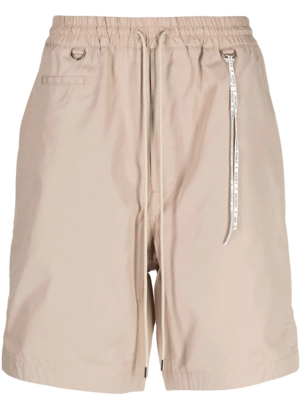 logo-print drawstring shorts - 1