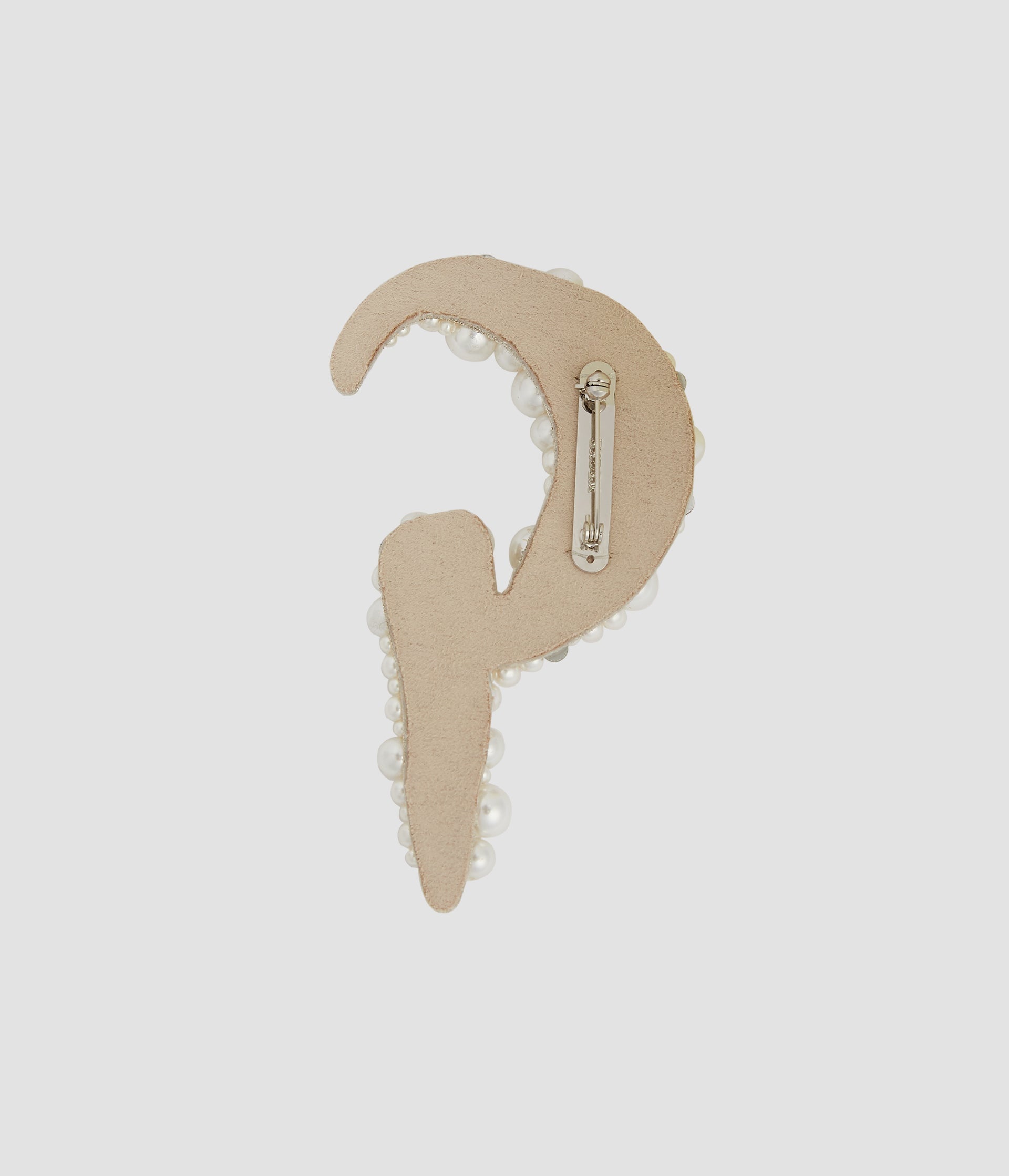 PEARL ALPHABET BROOCH G - 3