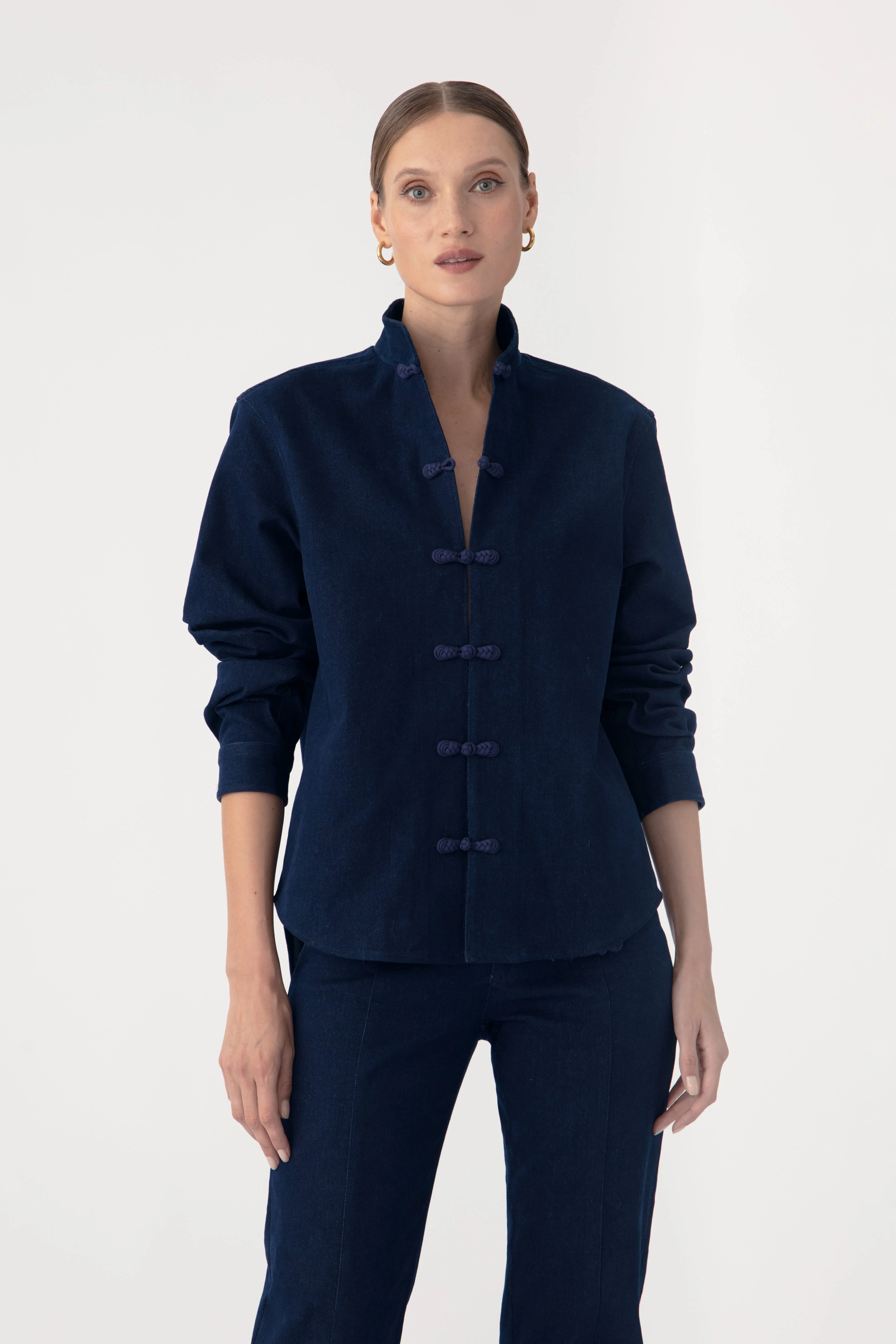 BOBBI DENIM SHIRT - 1