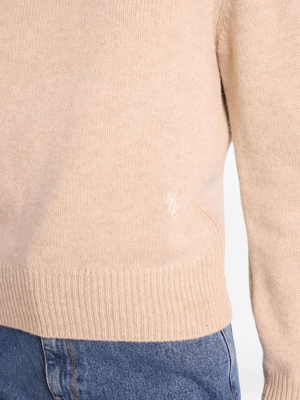 logo-embroidered sweater - 5