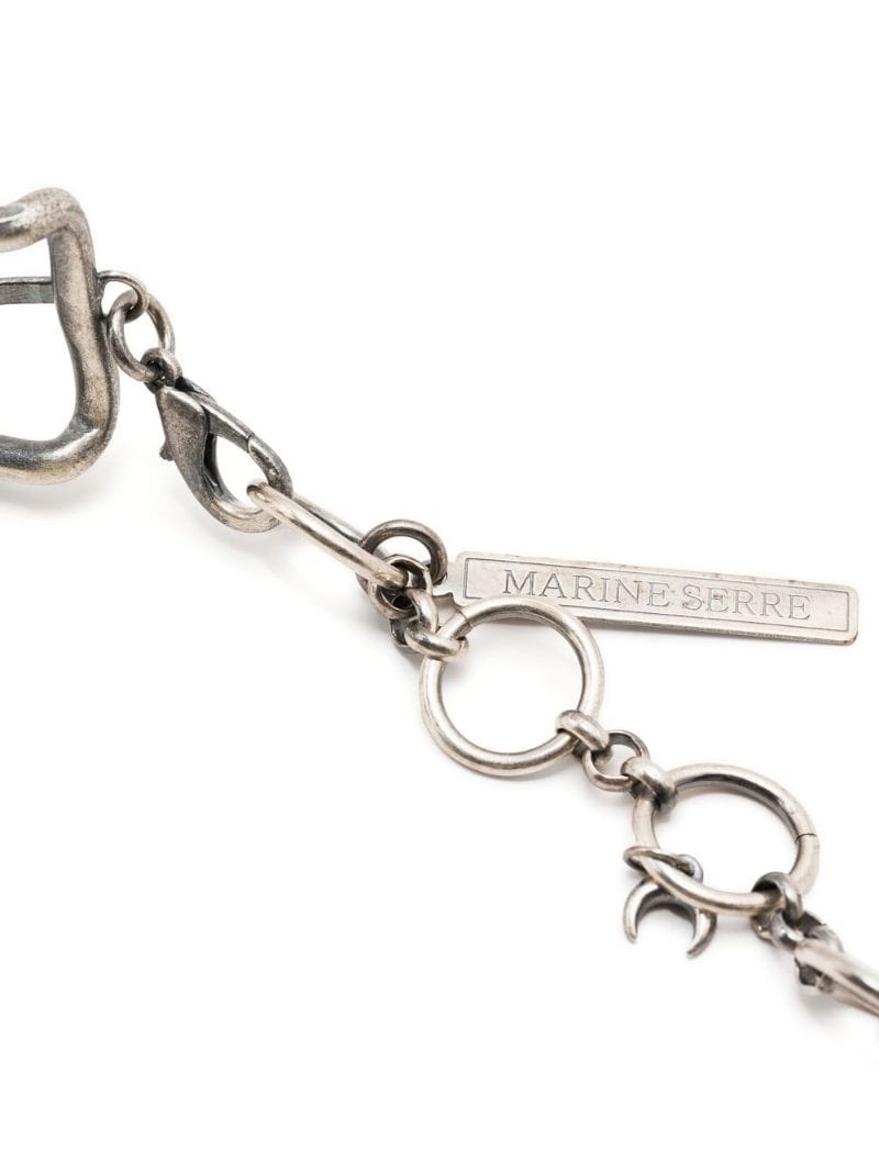 buckle-detail clasp-fastening necklace - 3