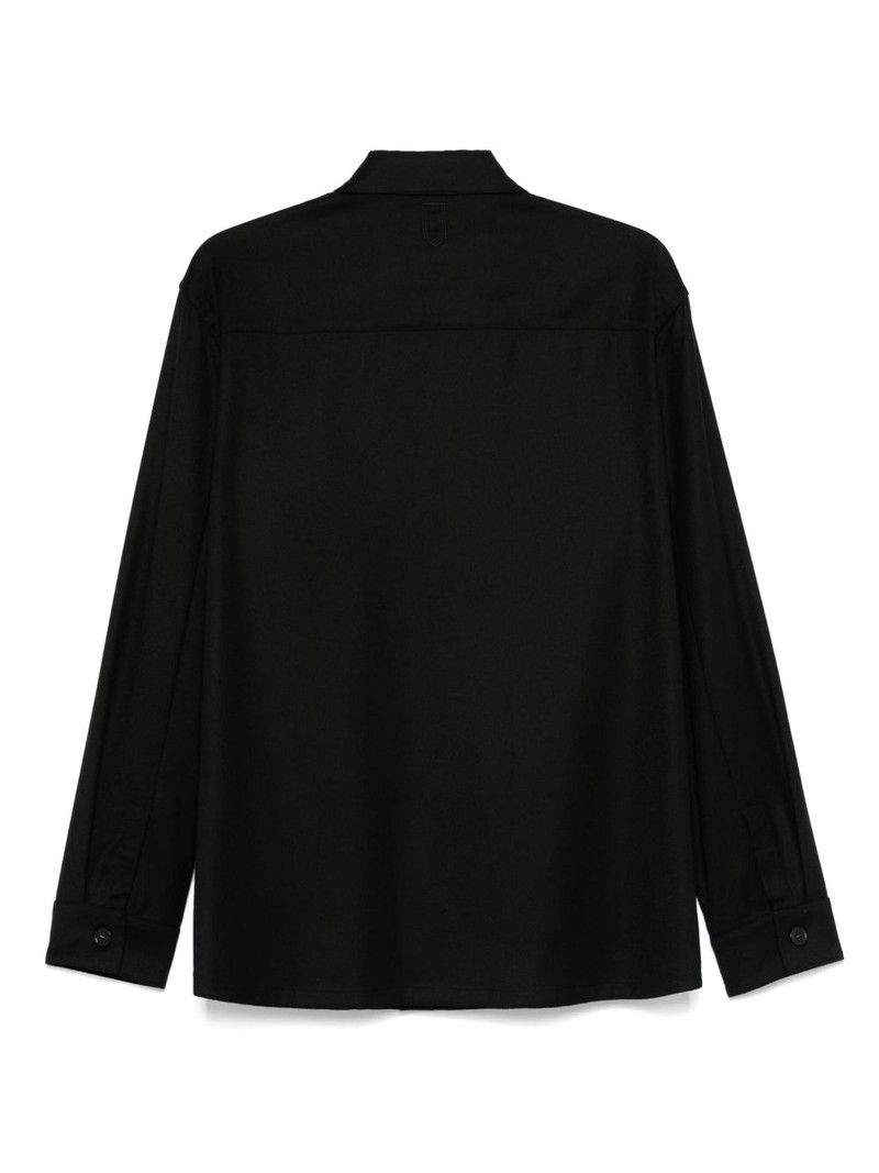 Canali wool shirt jacket outlook
